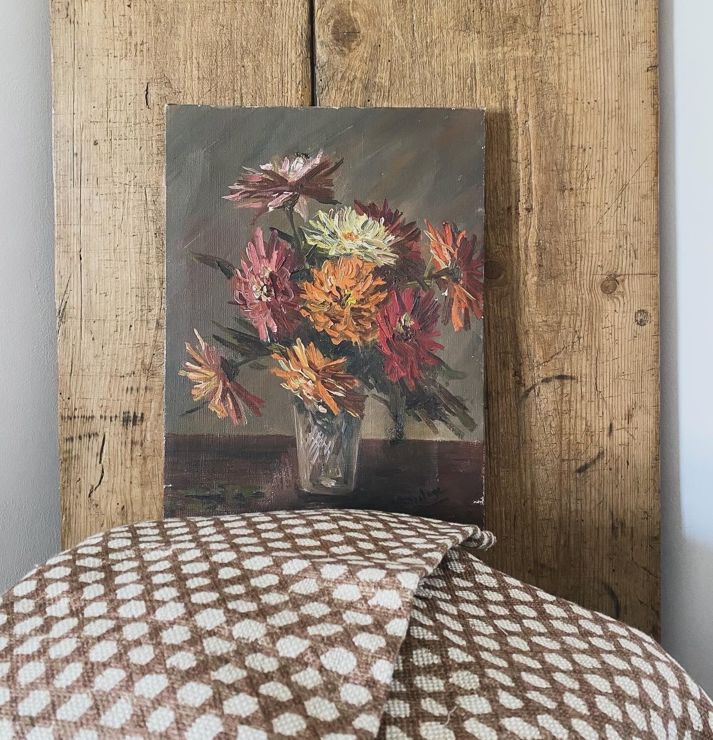 Bright and Beautiful Floral Oil Painting on Canvas
