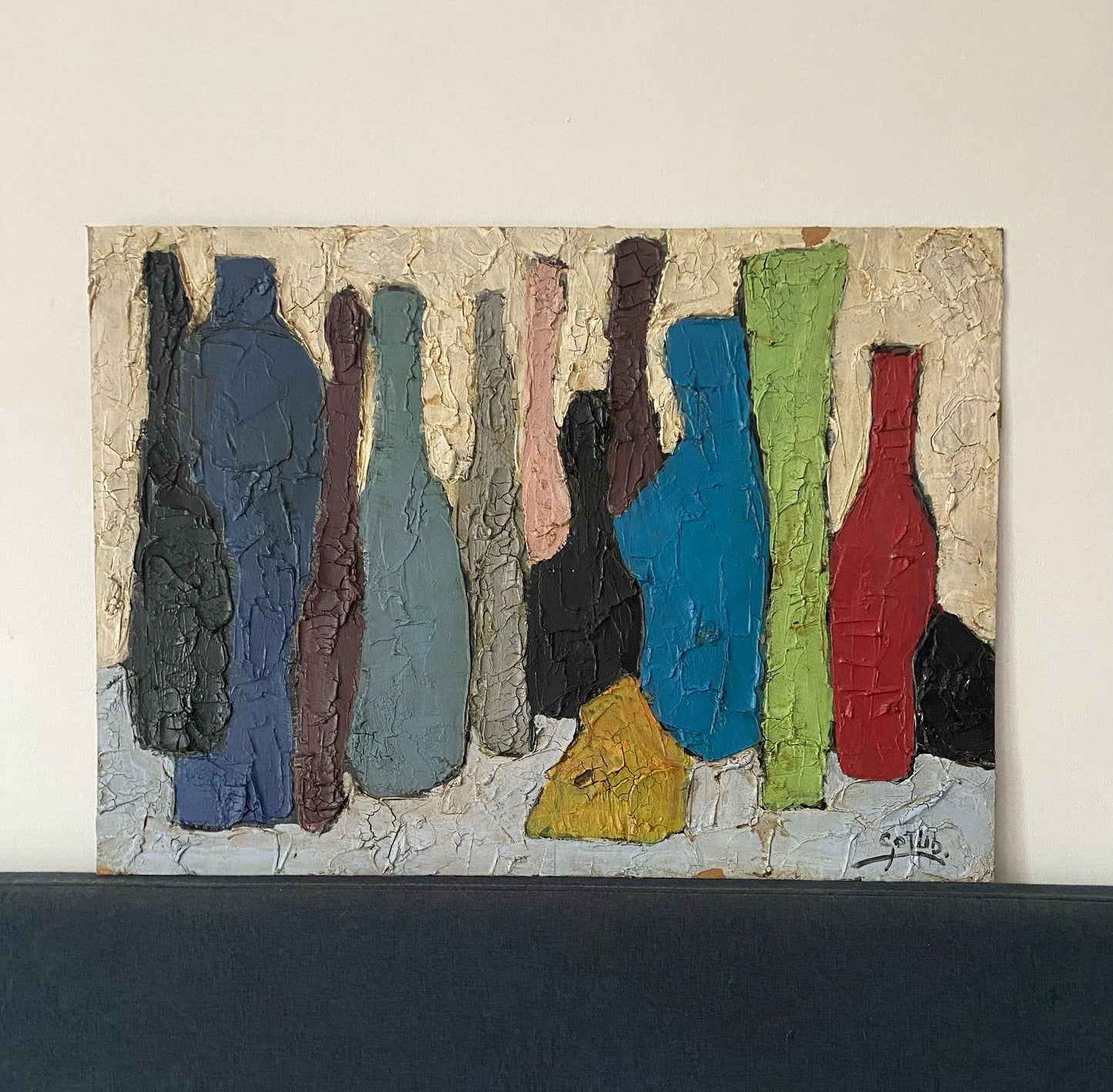 The Vessels Impasto Oil Painting