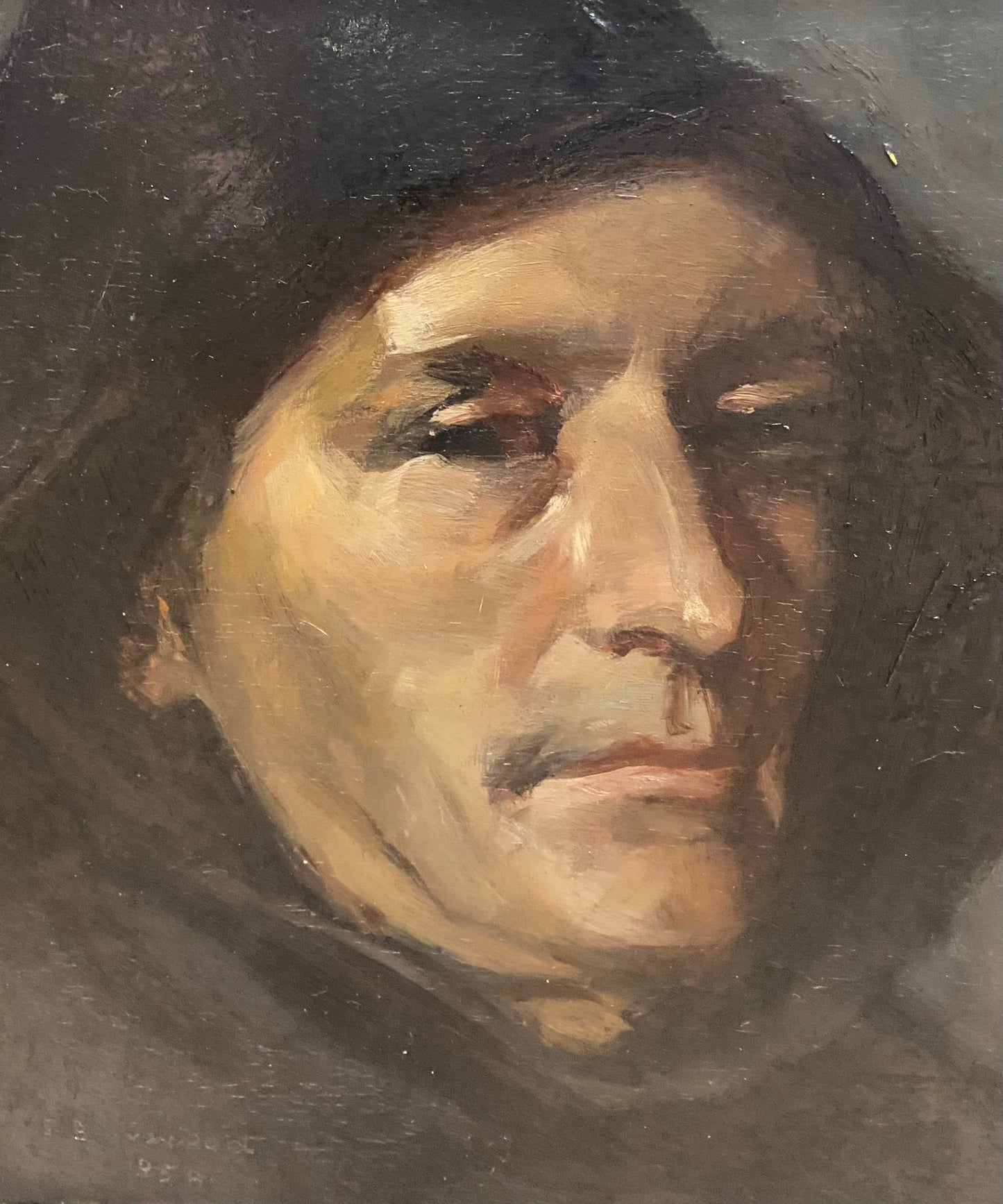 Beardwood 1954 The Sailor Oil Painting
