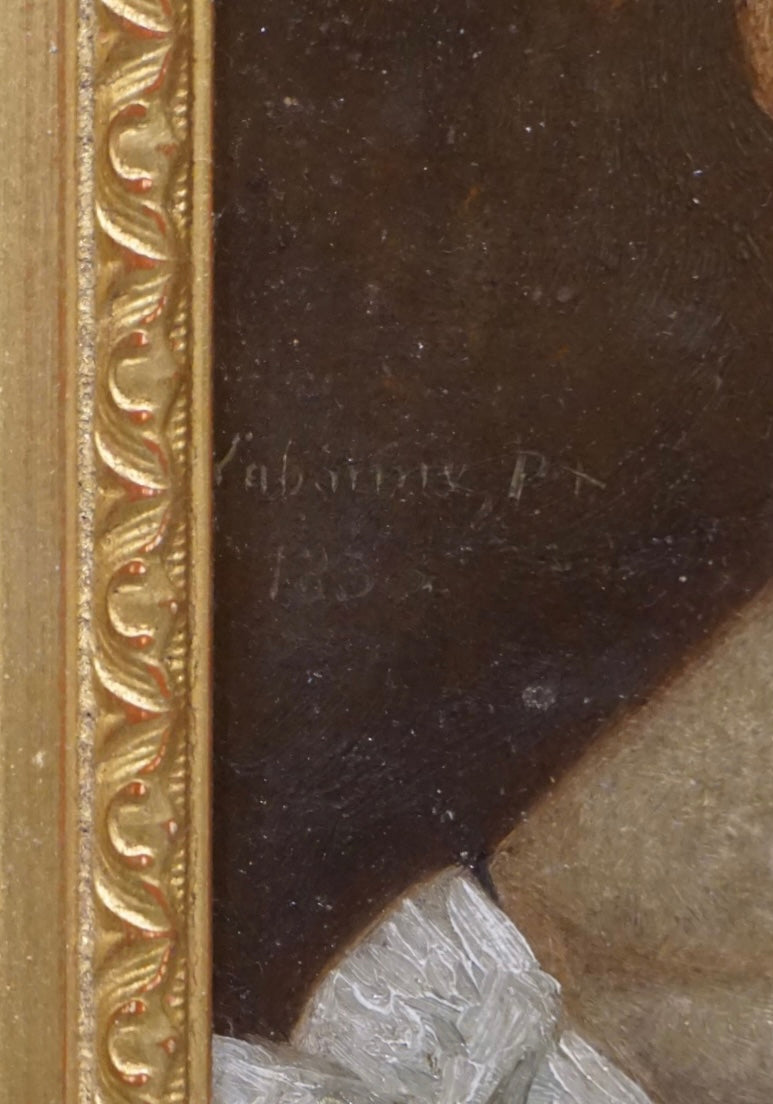 French Portrait of a Girl Oil Painting 1836