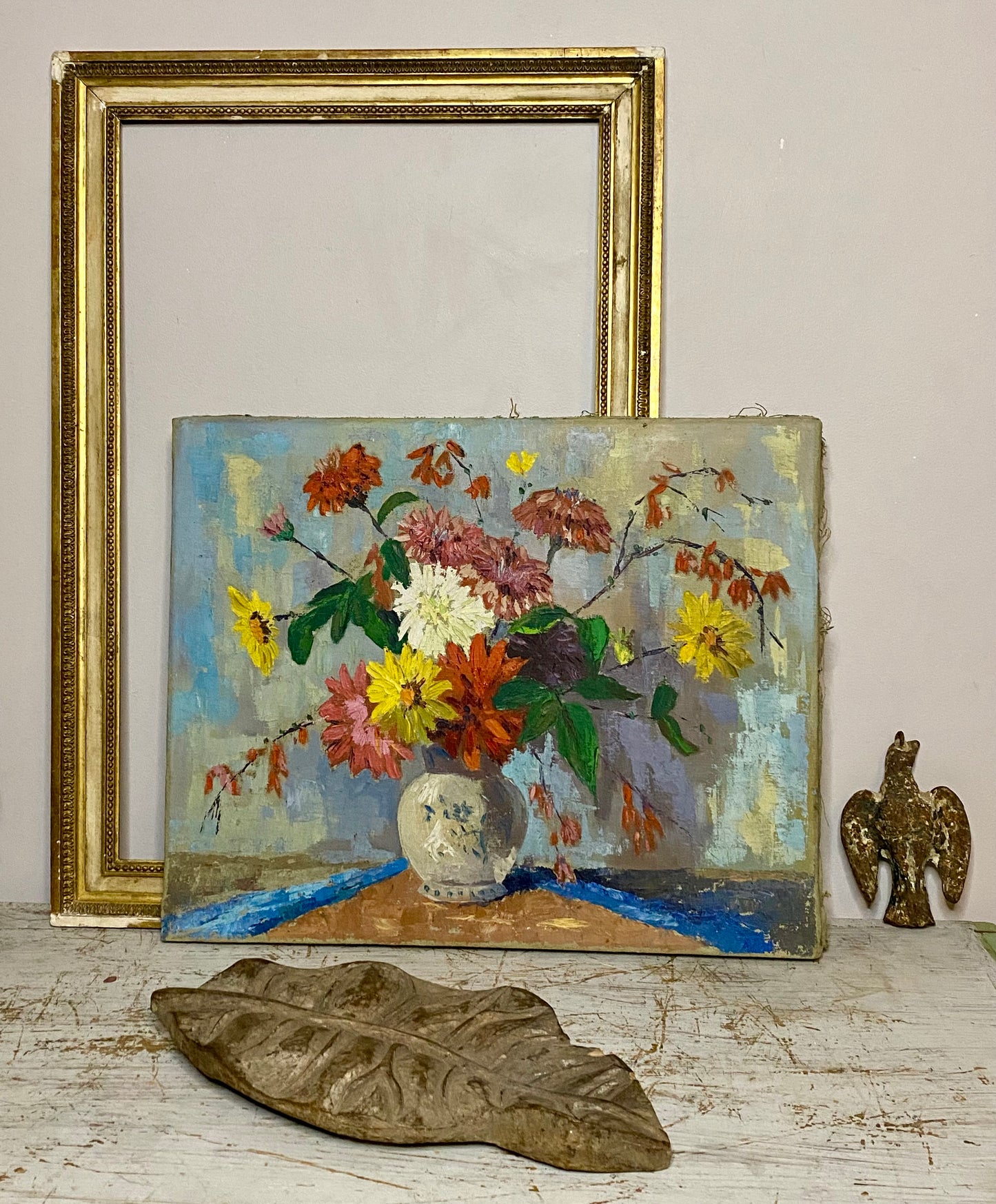 The Perfect Display Floral Oil on Canvas