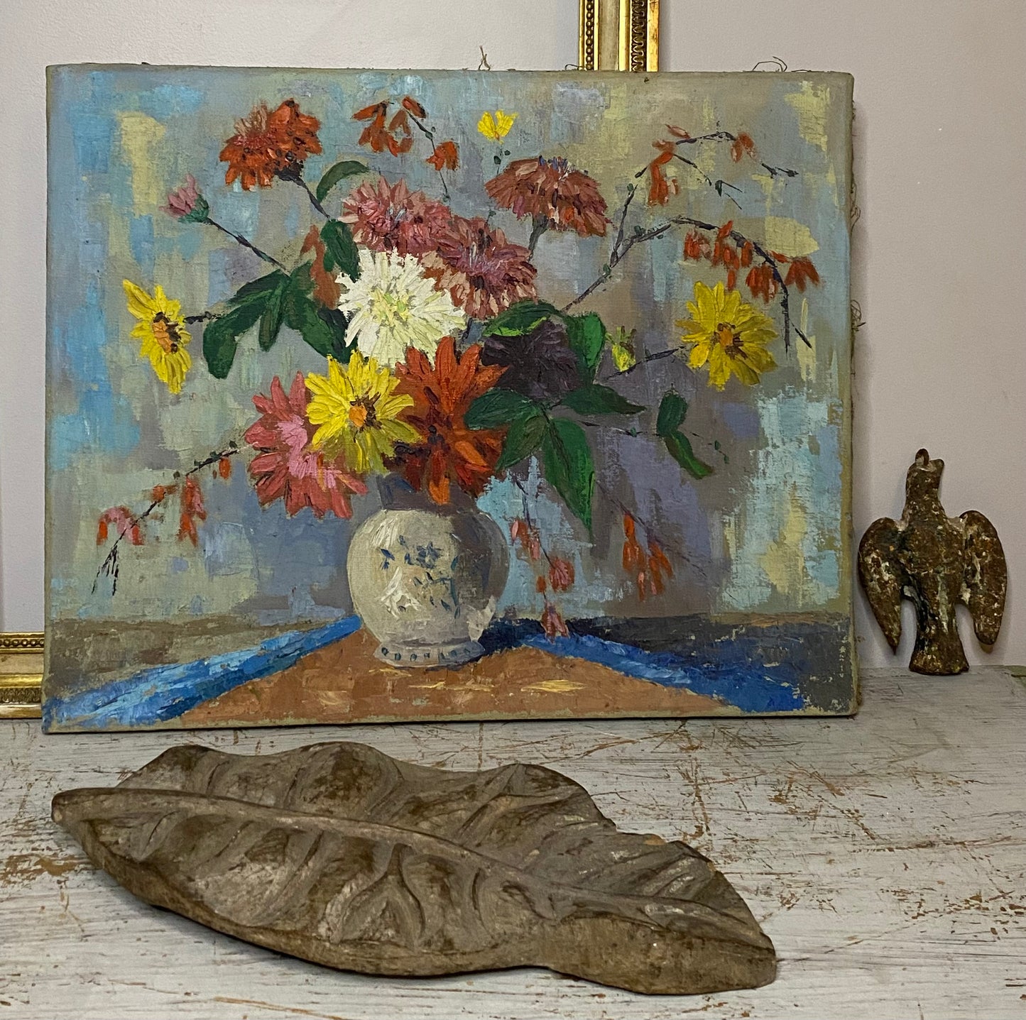 The Perfect Display Floral Oil on Canvas