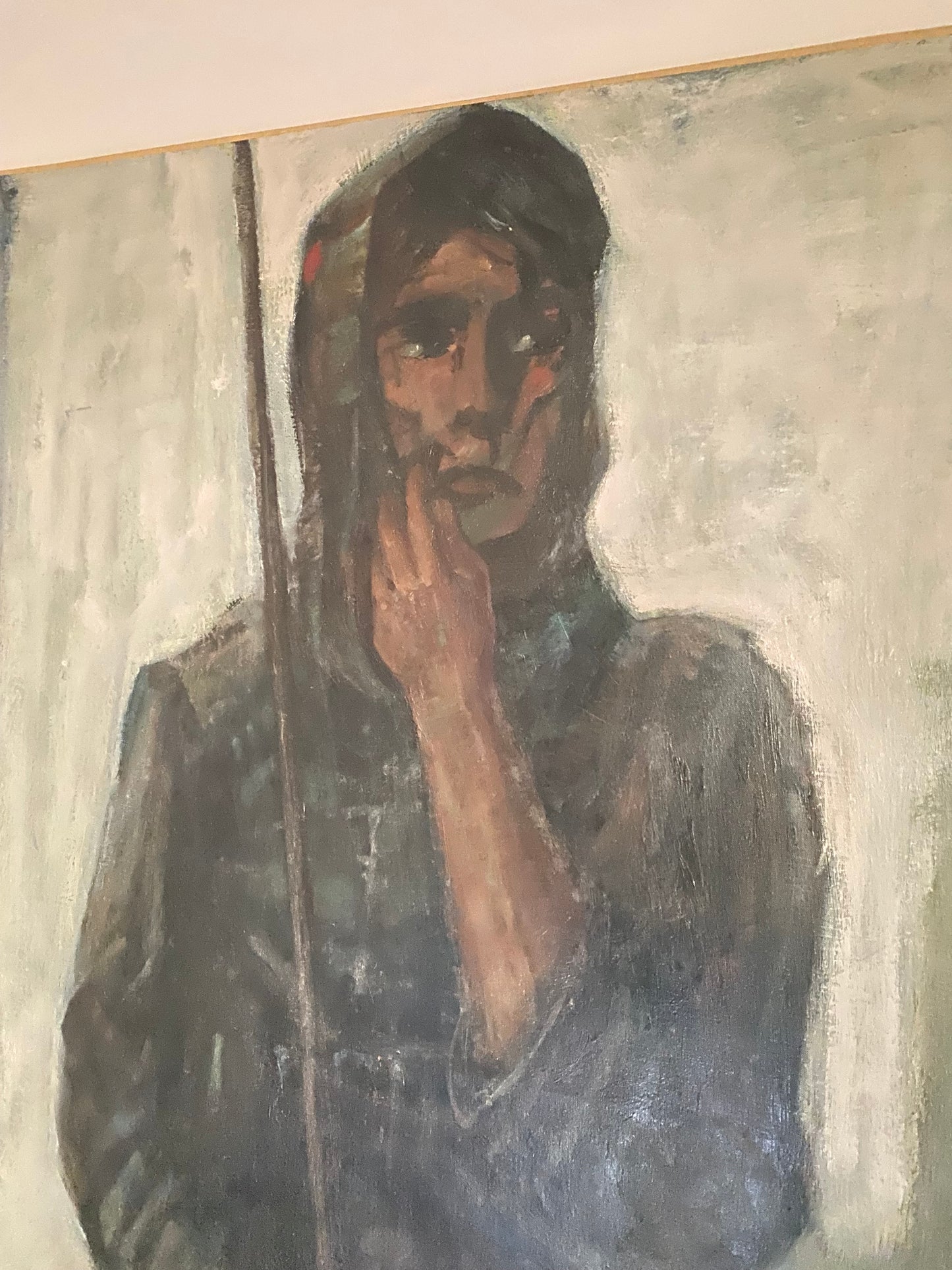 The Shepherdess Oil Painting on Canvas