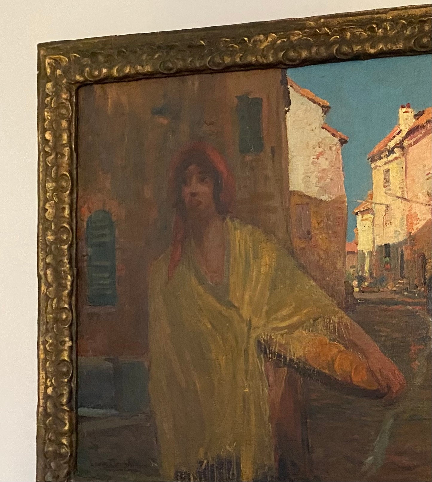 Dauphin (1885-1926) The Merchant Oil Painting on Canvas