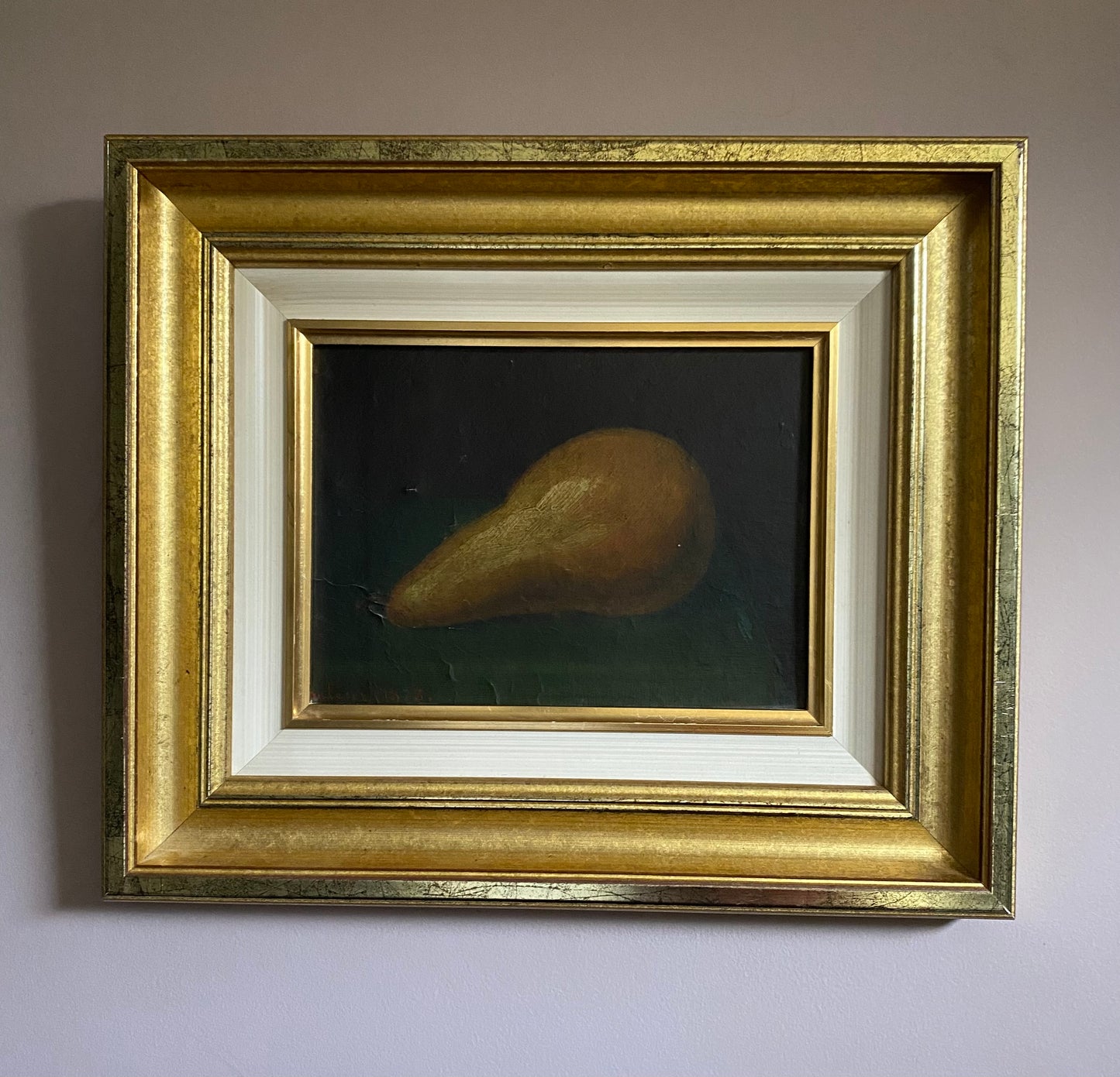 1873 The Only Pear Oil Painting