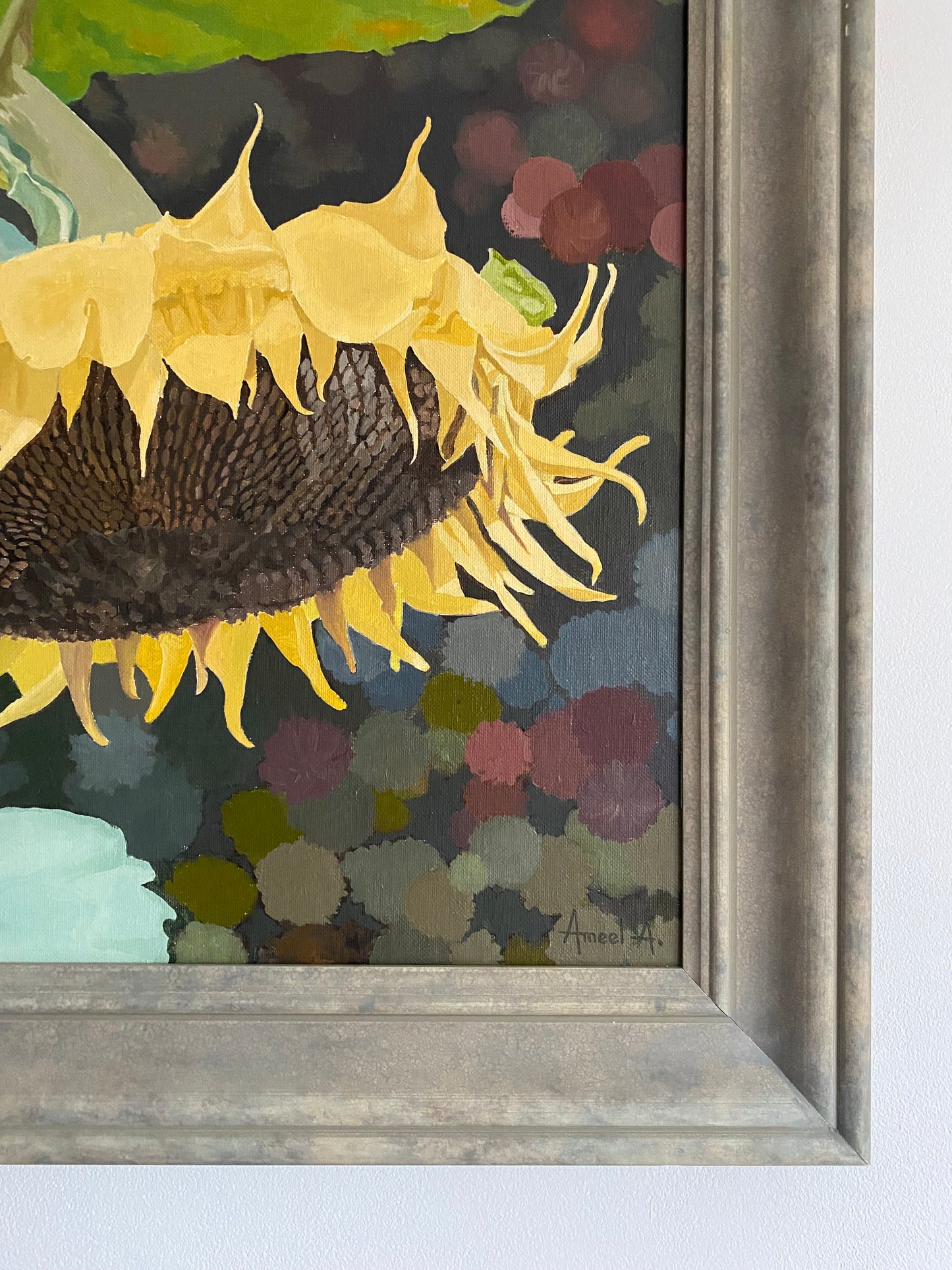 Sunflower in Bloom Oil Painting on Canvas