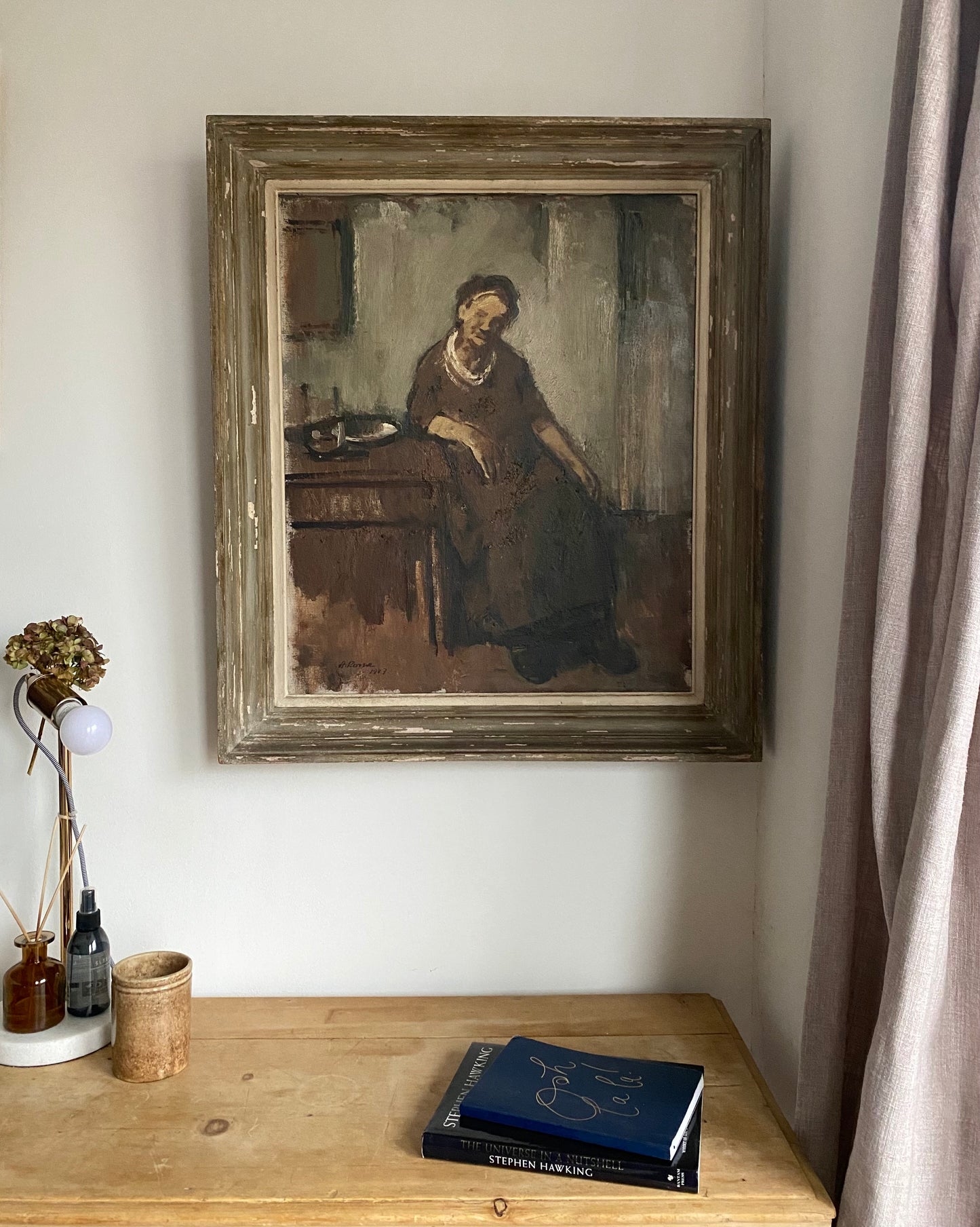 Reflective Portrait 1947 Oil Painting on Canvas