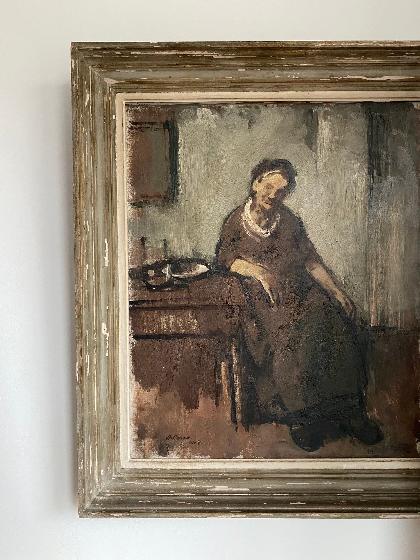 Reflective Portrait 1947 Oil Painting on Canvas