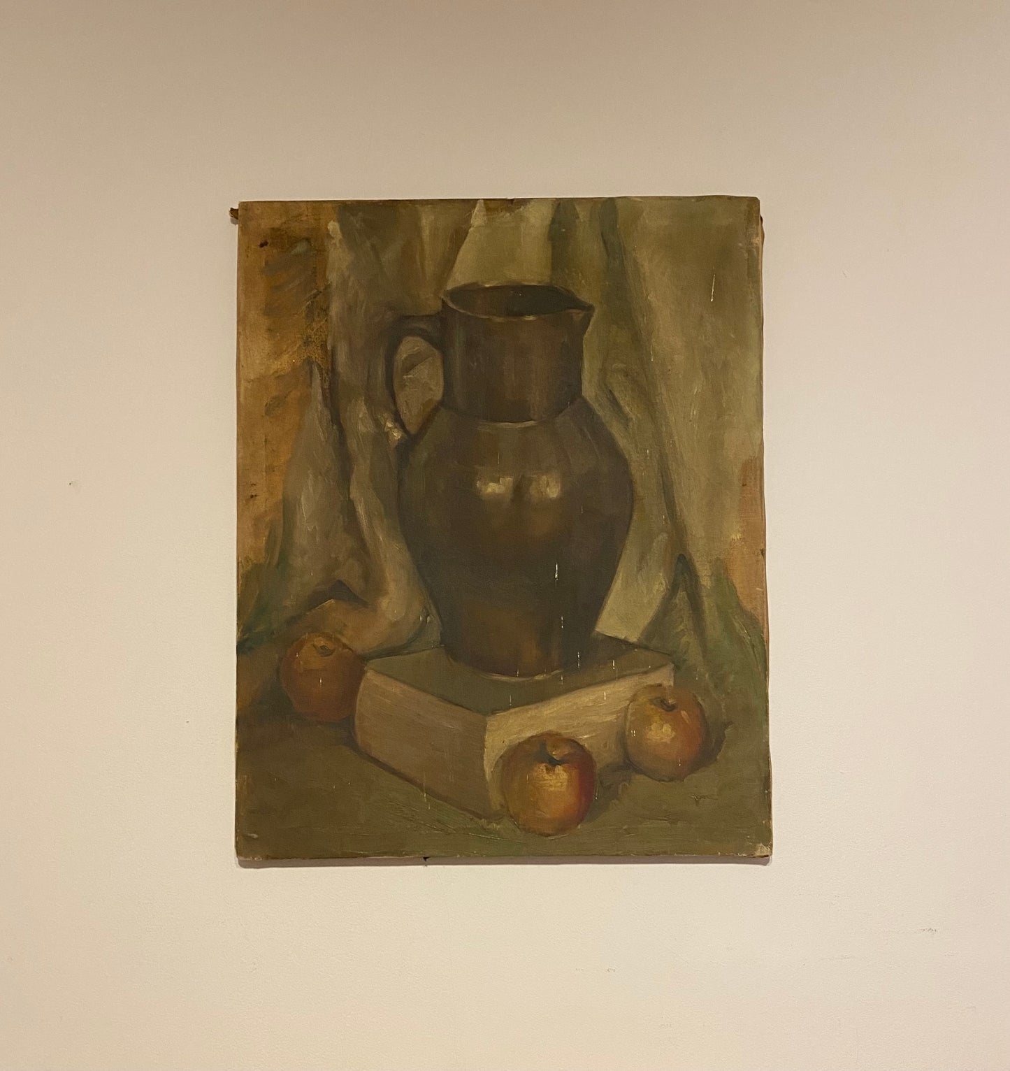 Fruit and Jug Oil Painting on Canvas
