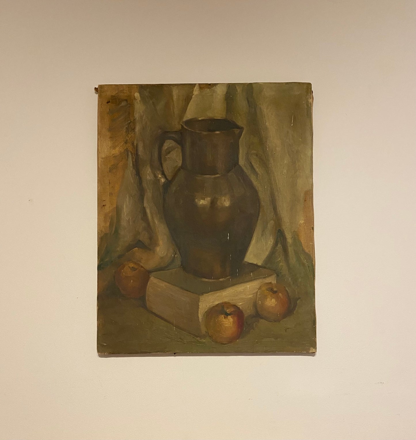 Fruit and Jug Oil Painting on Canvas
