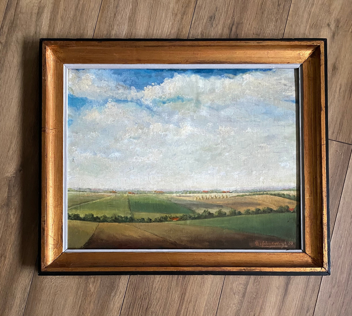 A Field of Clouds Oil Painting 1939