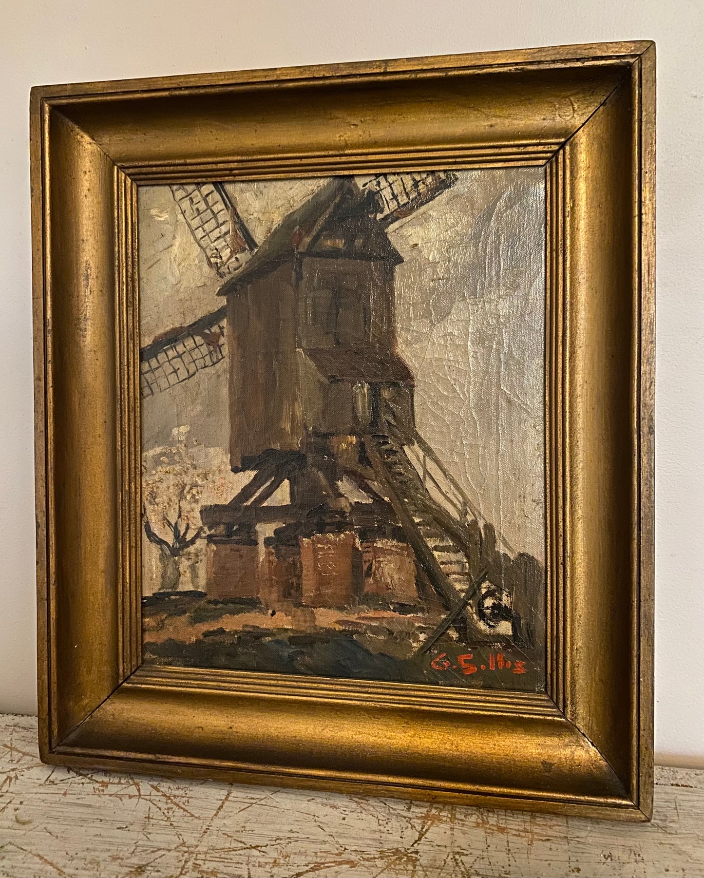 The Silent Windmill Oil Painting