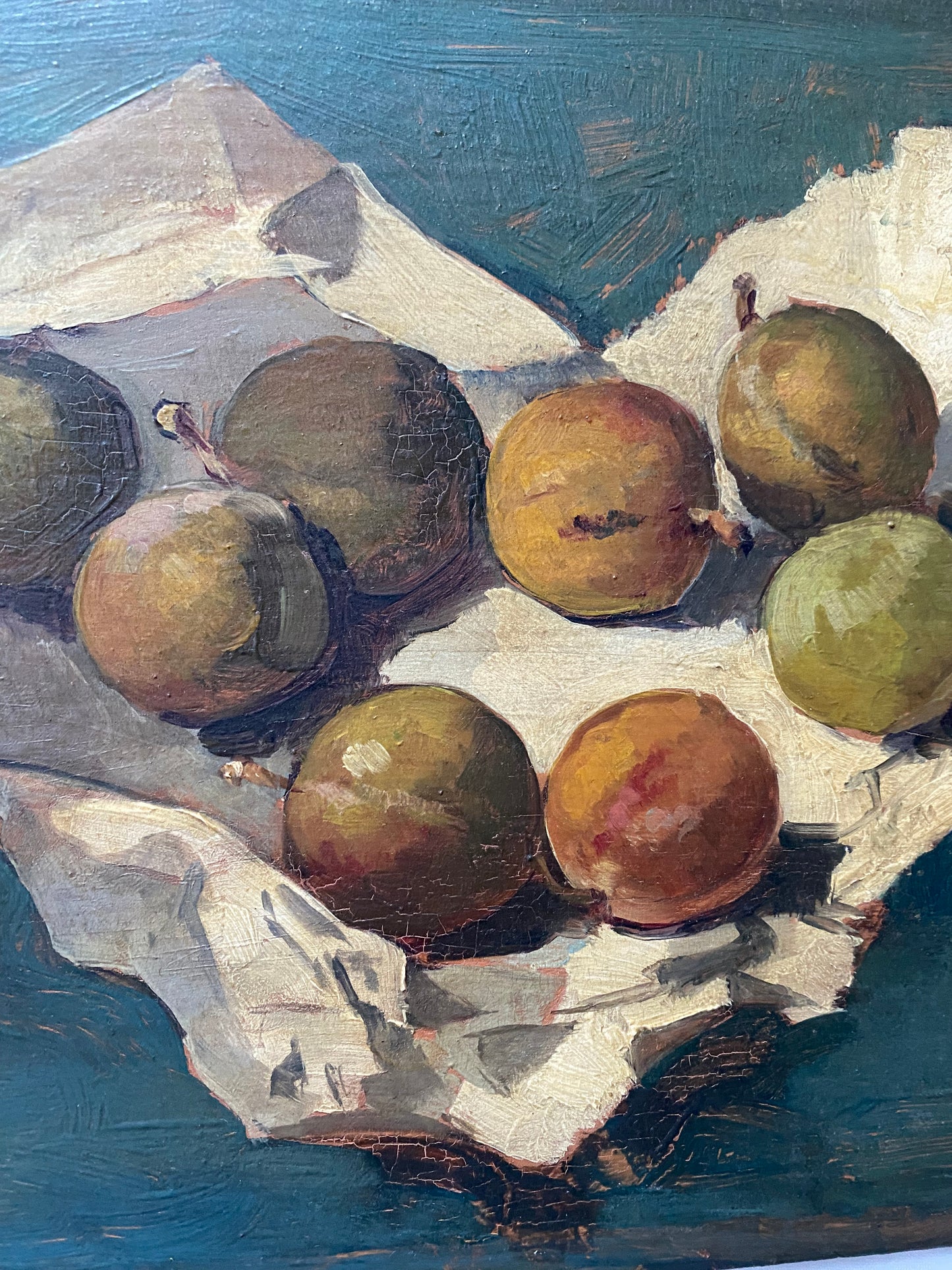 Figs Oil Painting on Board