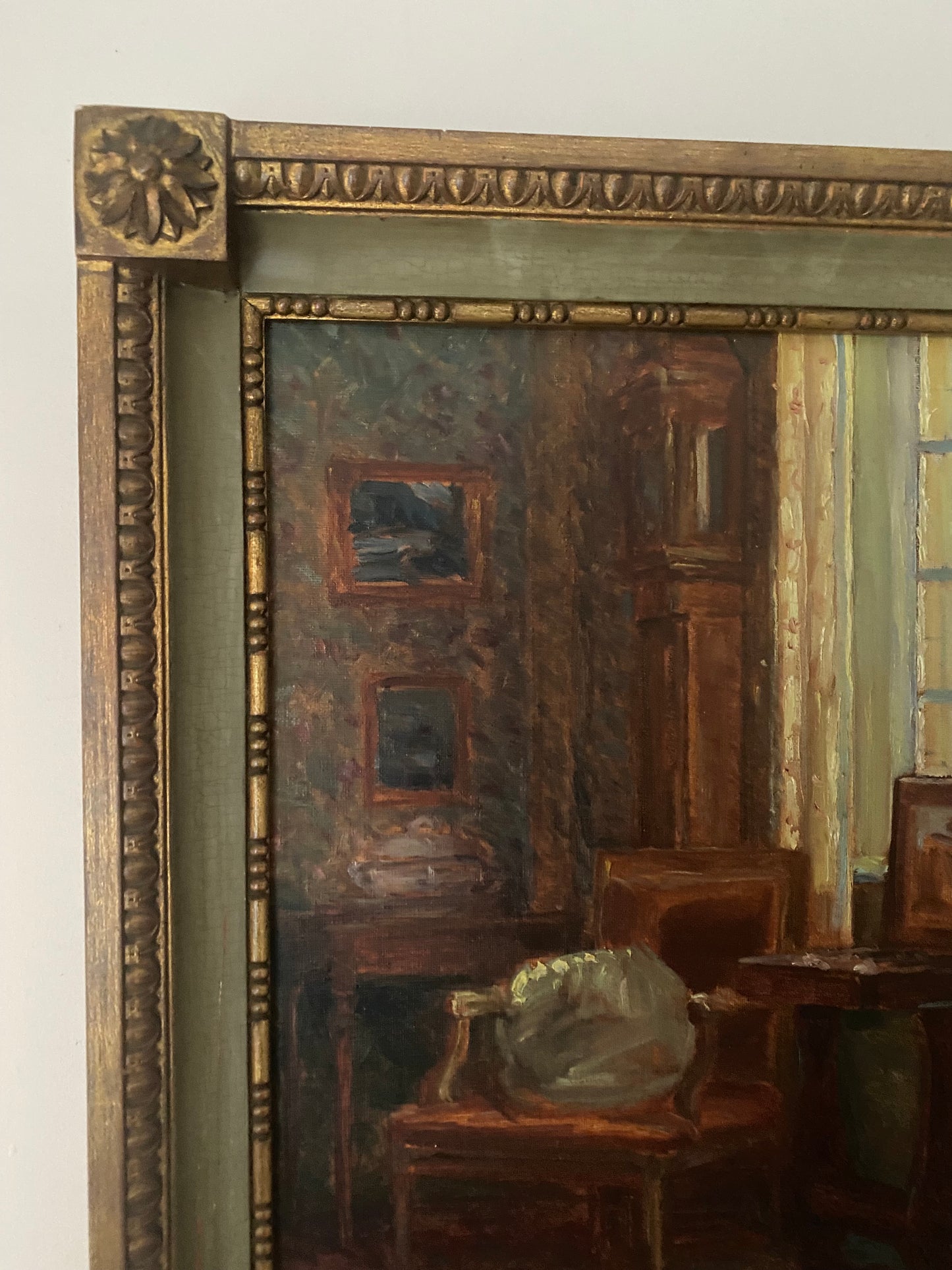 Alfred Defize The Drawing Room Oil Painting on Canvas