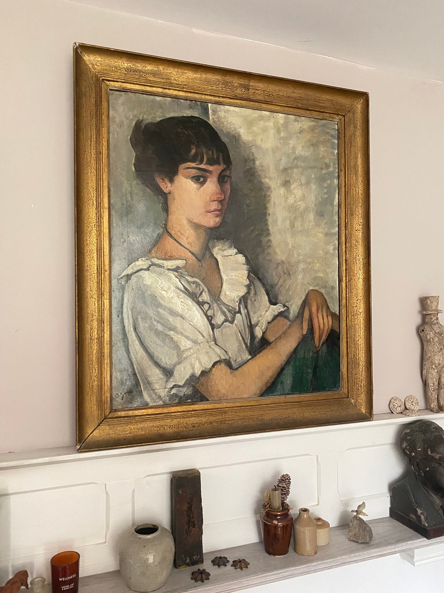 The Lady Portrait Oil Painting on Canvas