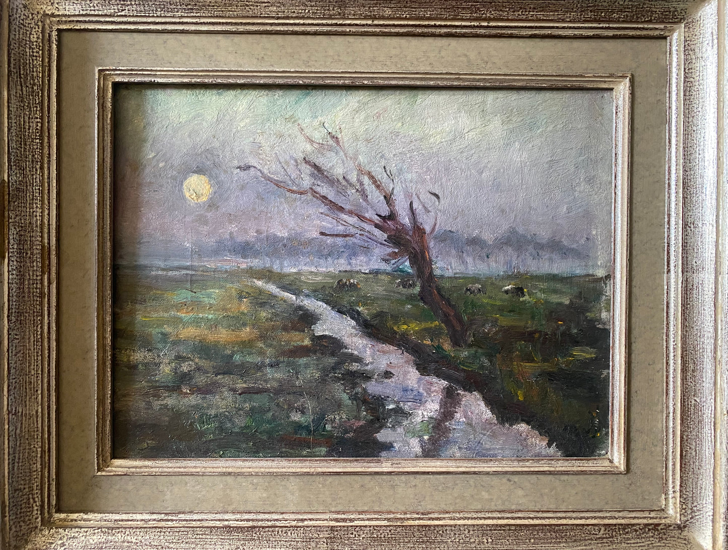 The Moon Watching Over Oil Painting