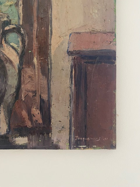 The Abstract Jug - Oil Painting on Canvas