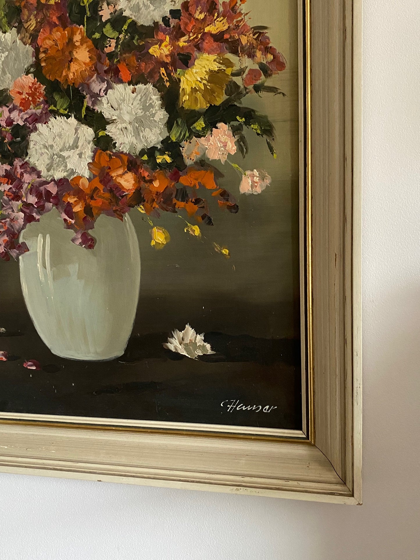 All the Flowers - Oil Painting on Canvas Framed