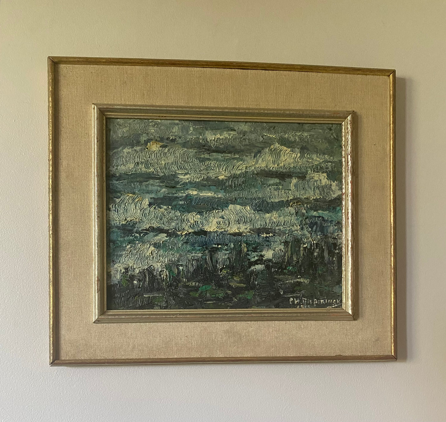 Over the City Impressionist Oil Painting