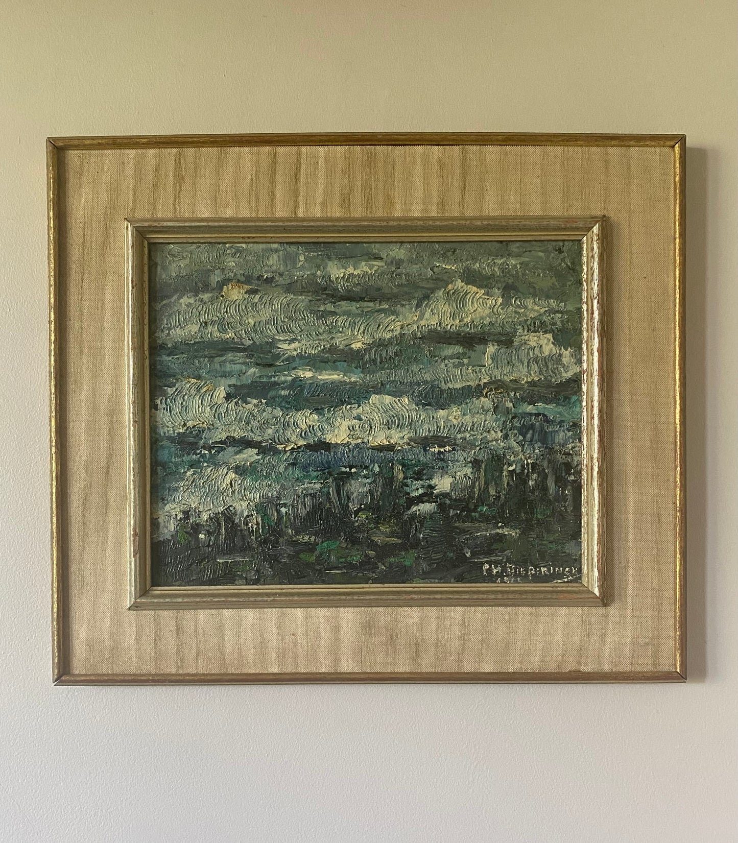 Over the City Impressionist Oil Painting