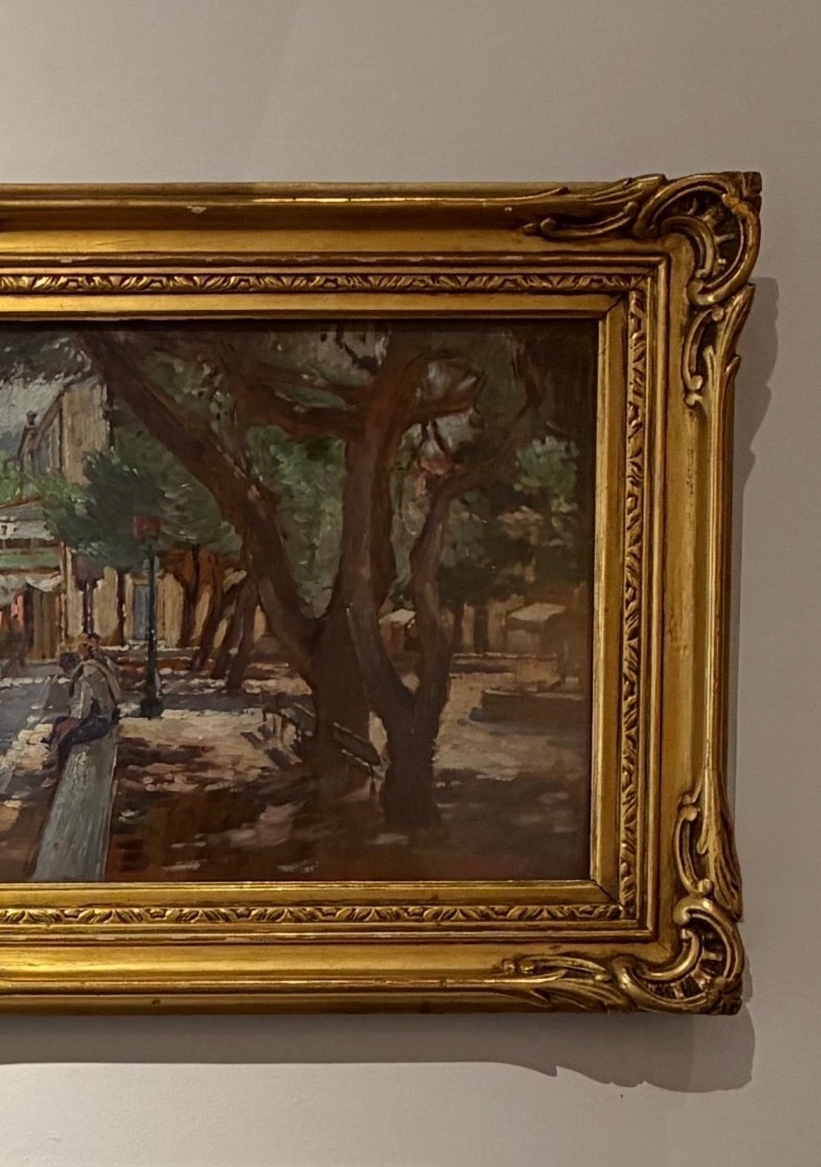 Taking Shade Landscape Oil Painting
