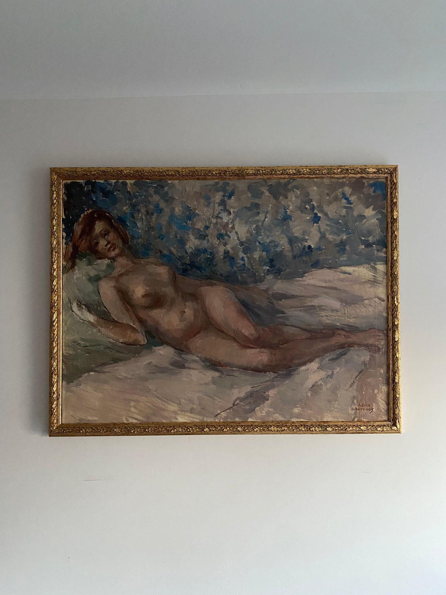 Monday Morning Nude Oil Painting on Canvas