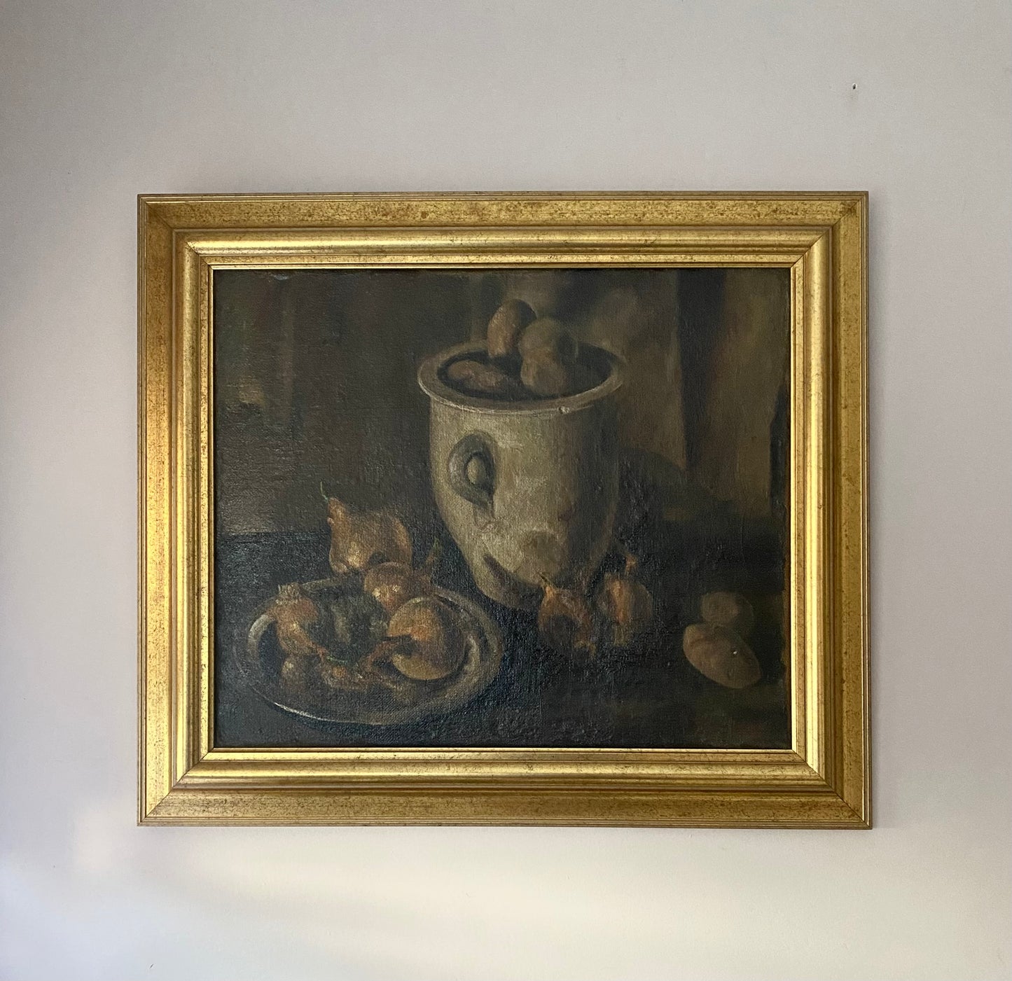 Fritz Jansen Onions Oil Painting on Canvas