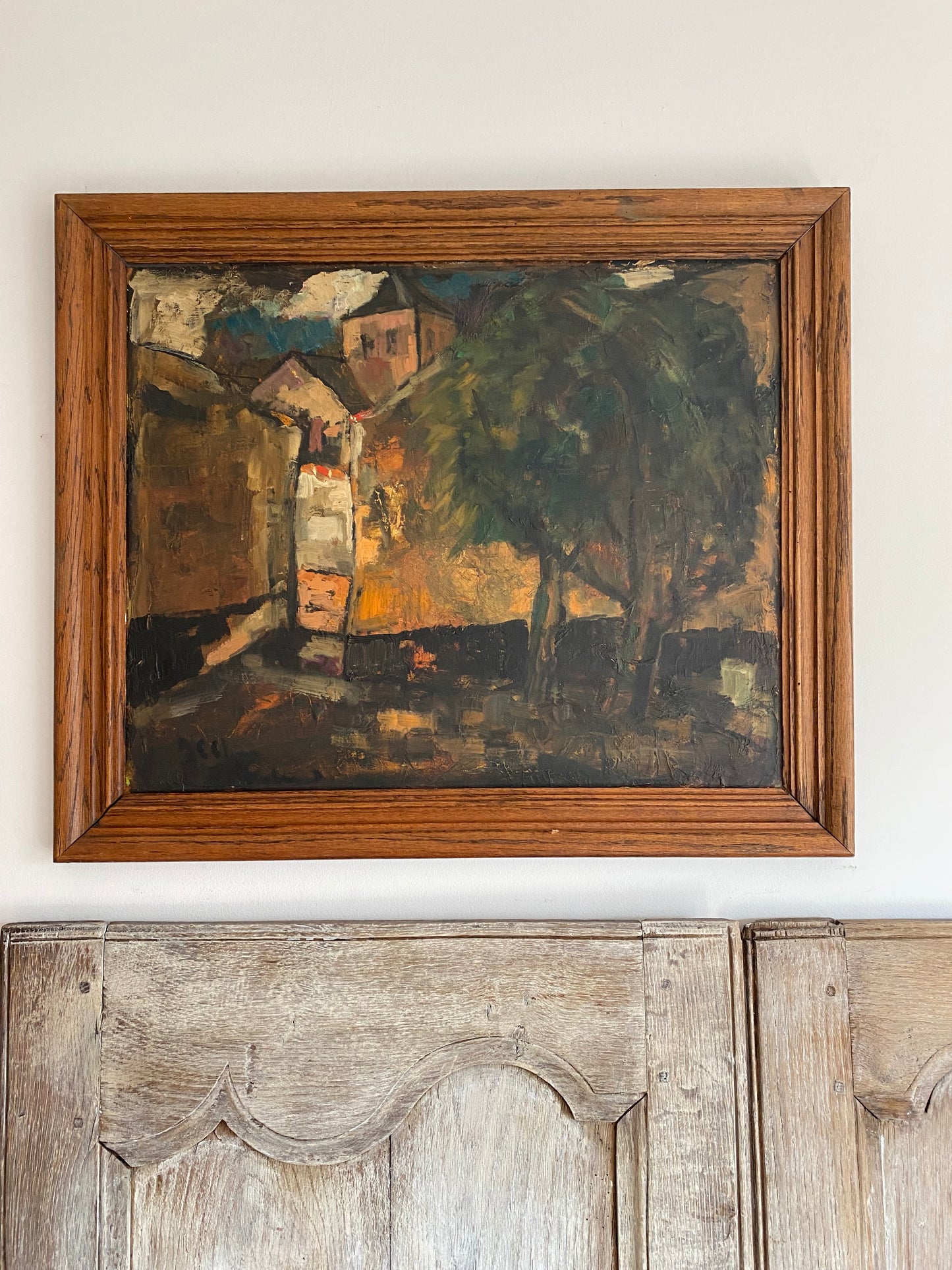 Expressionist My Street Oil Painting
