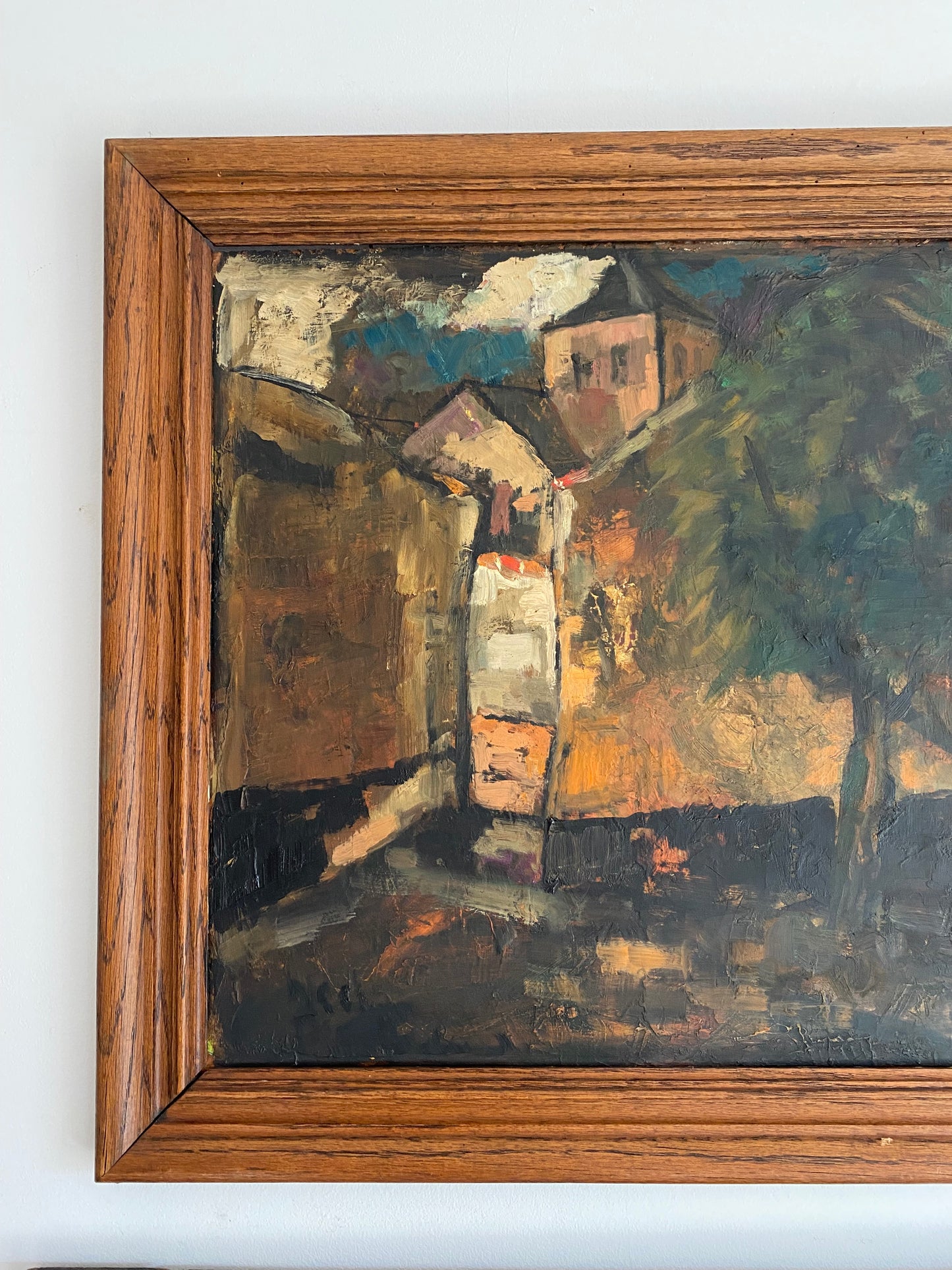 Expressionist My Street Oil Painting