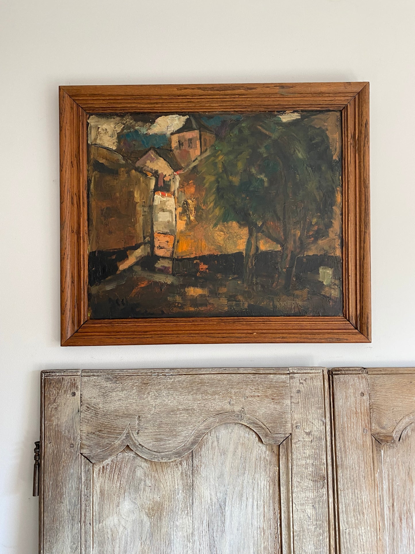 Expressionist My Street Oil Painting