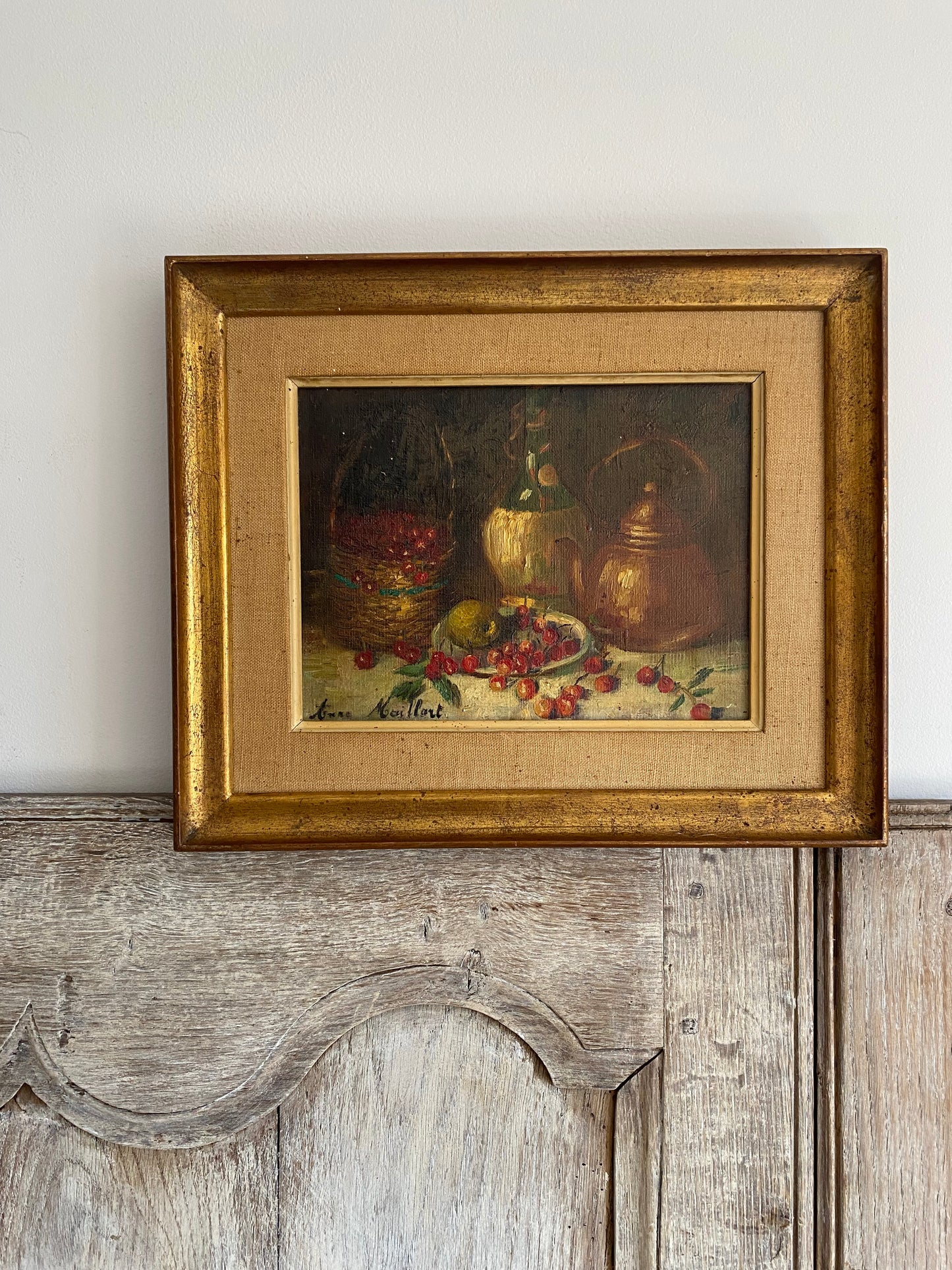 Anne Maillard Still Life Oil Painting on Canvas