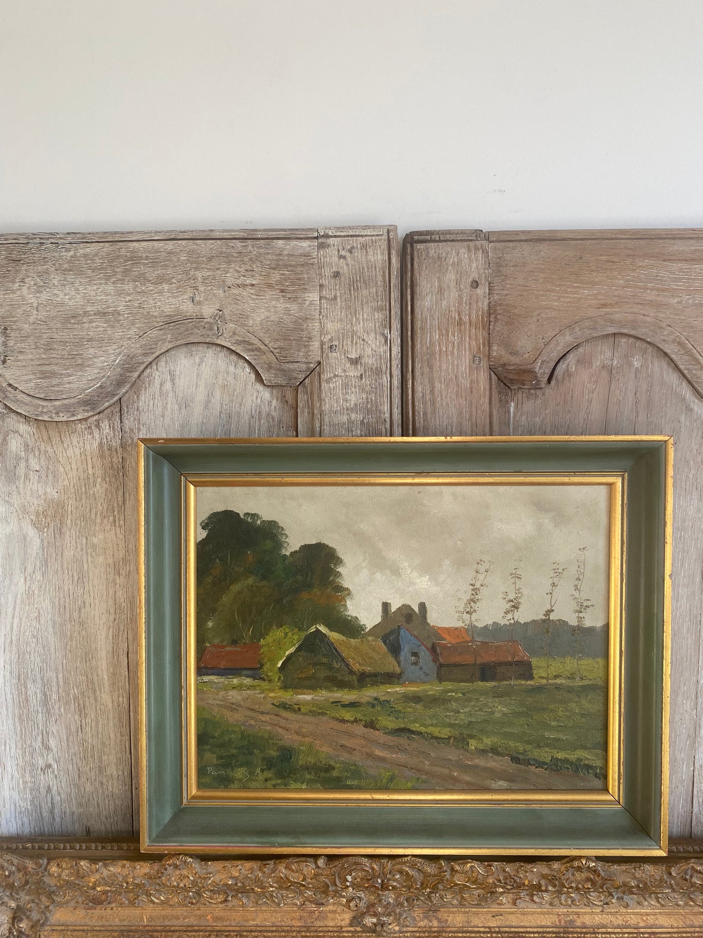 Home on the Farm Oil Painting