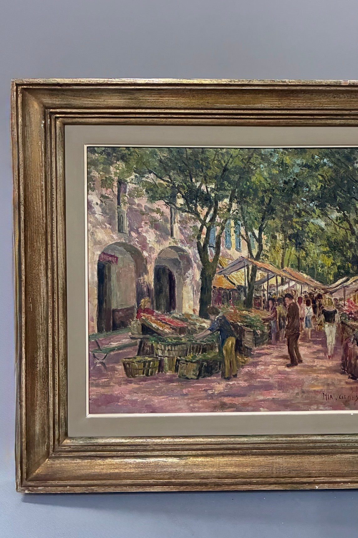Antibes Le Marché Oil Painting