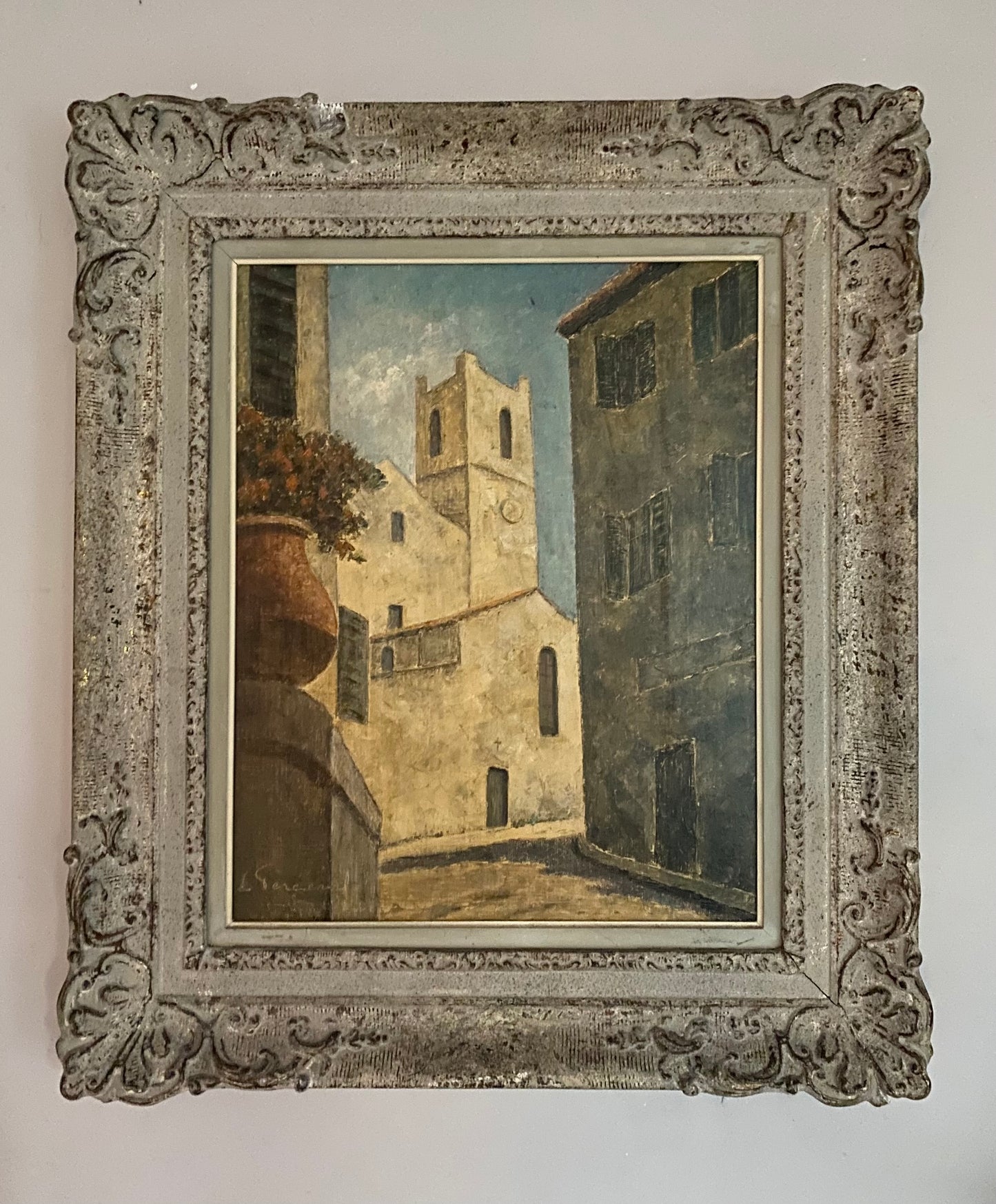 In the Distance Oil Painting on Canvas