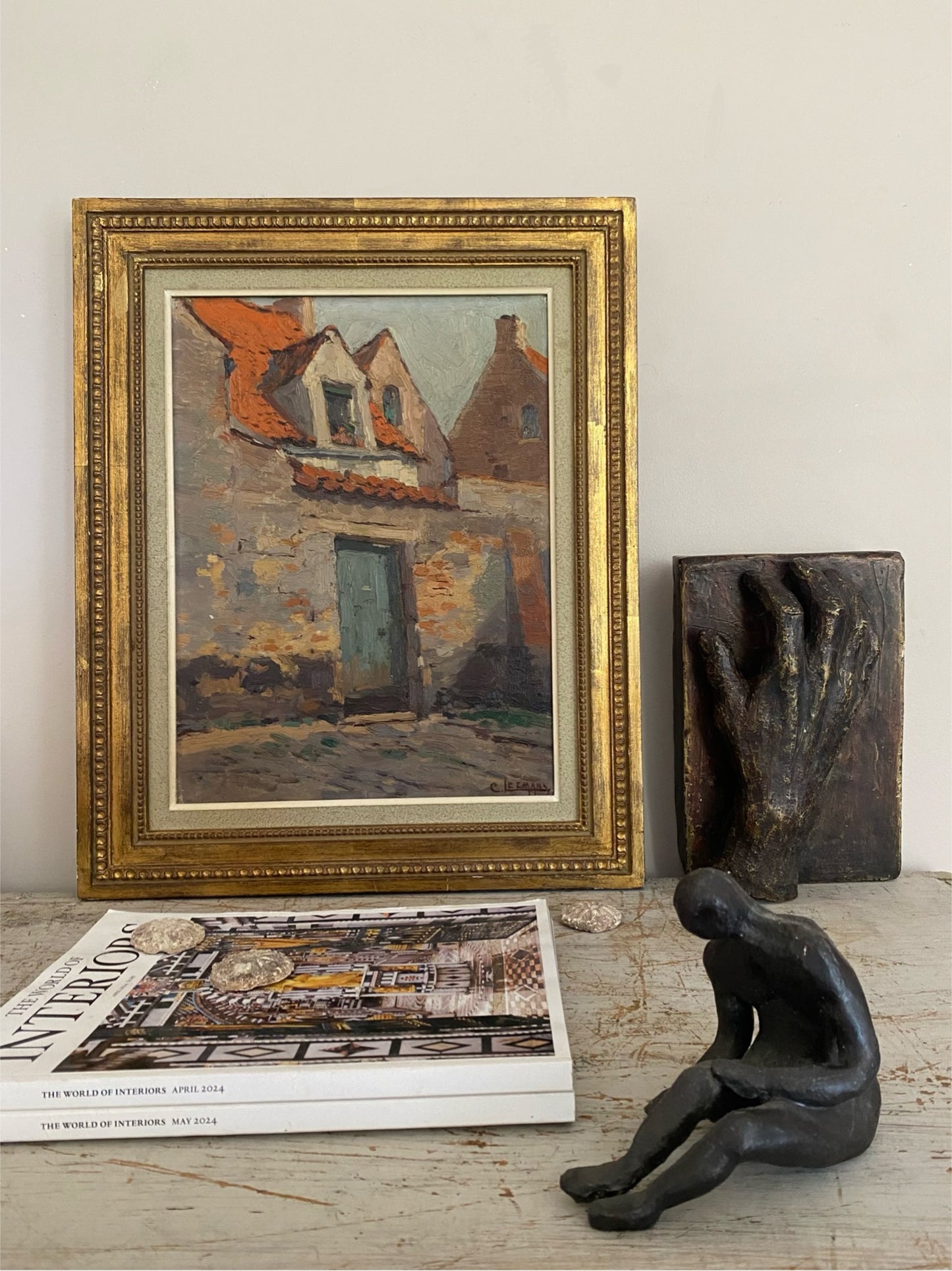 Home at Last Oil Painting on Canvas by C. Leemans