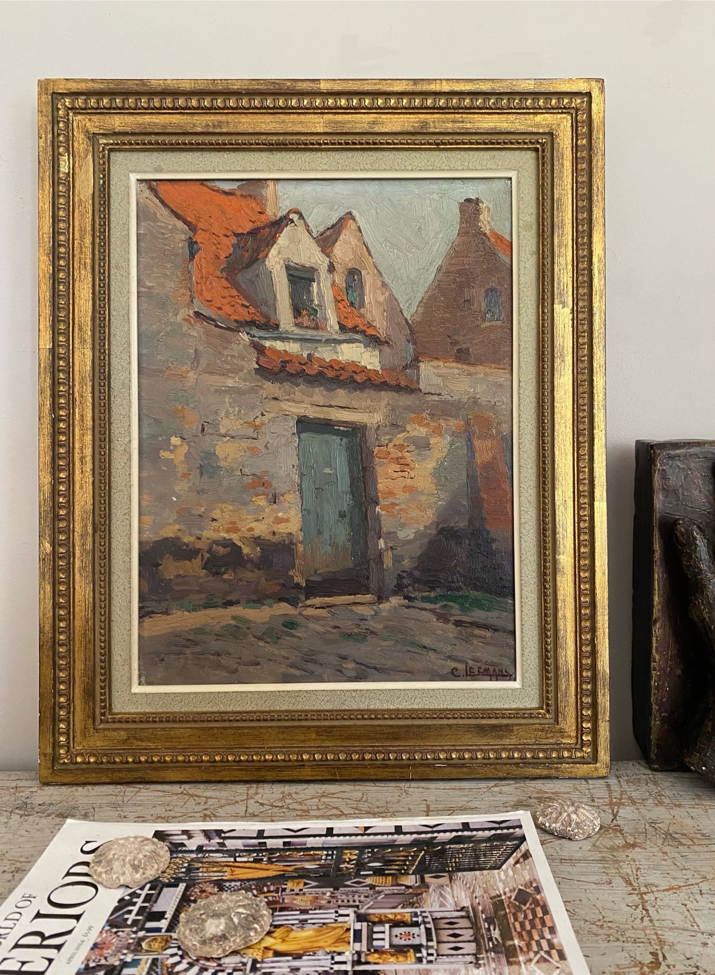 Home at Last Oil Painting on Canvas by C. Leemans