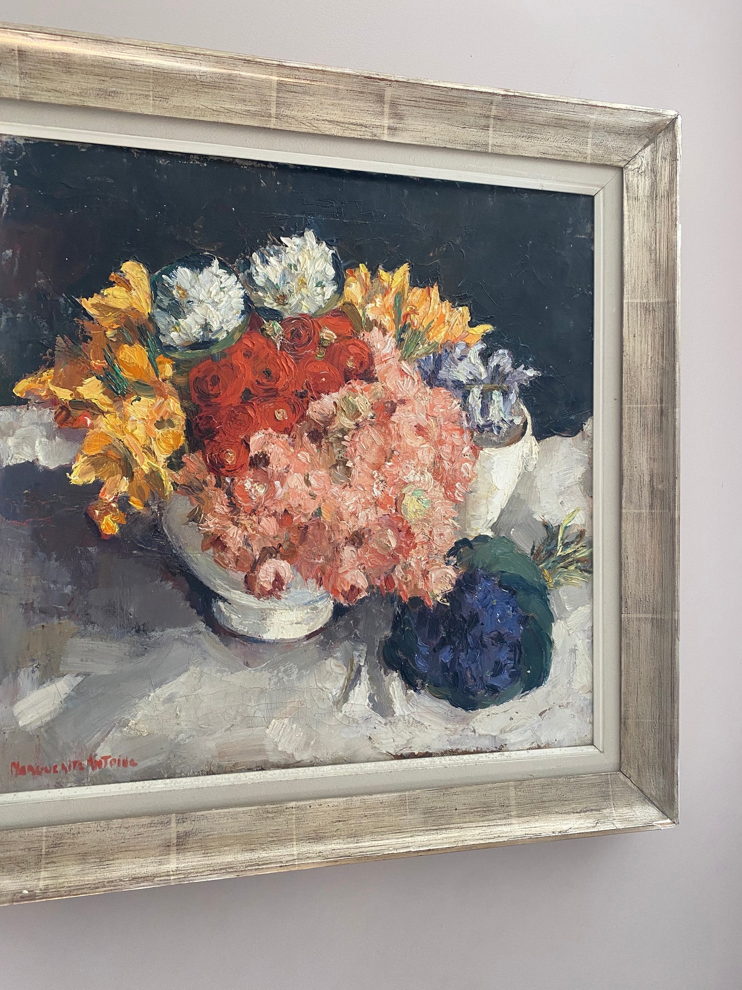 All the Colours Floral Oil Painting on Canvas