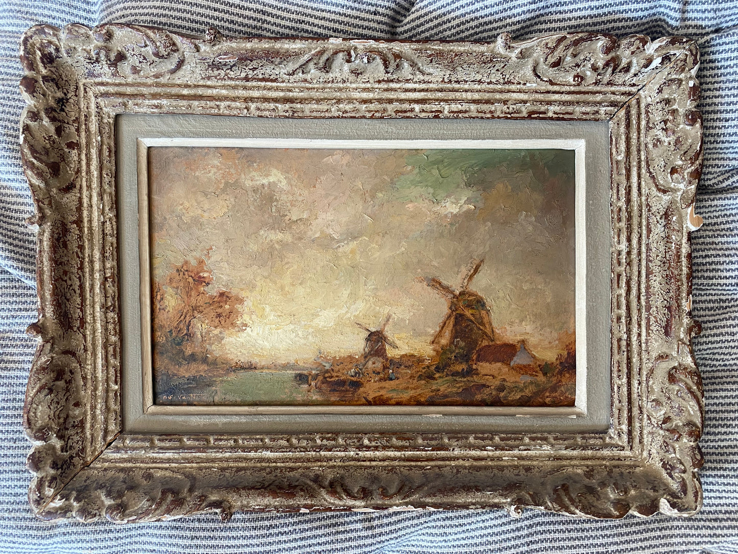 Little Windmills Oil Painting