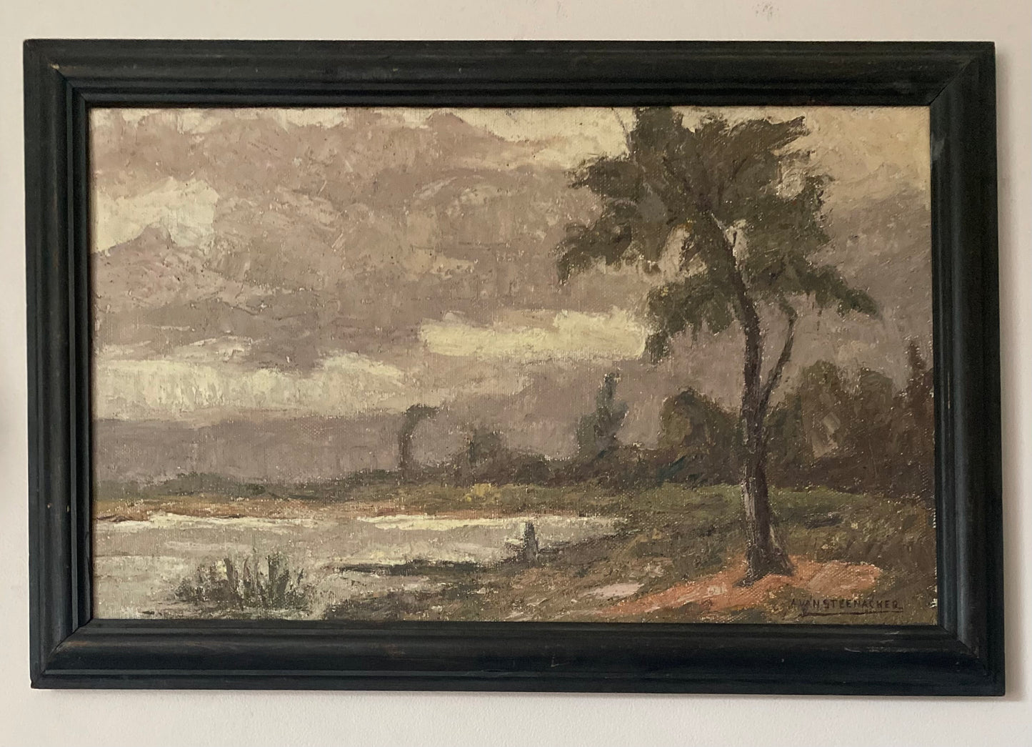 Tranquil Landscape Oil Painting