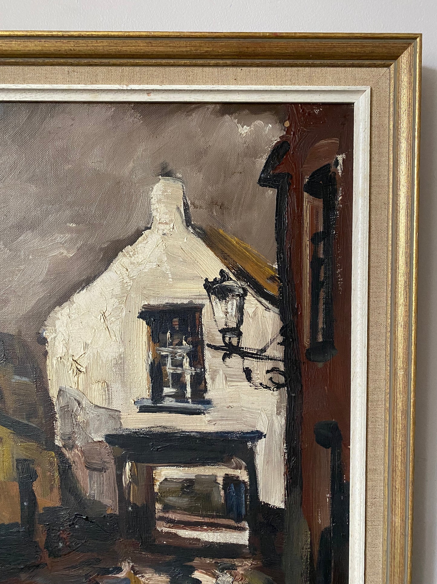 Welcome Home Oil Painting on Canvas