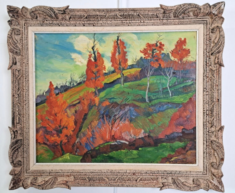 Antoine Jacquemond Landscape Oil Painting on Canvas