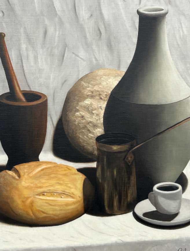 The Simple Life Still Life Painting on Canvas