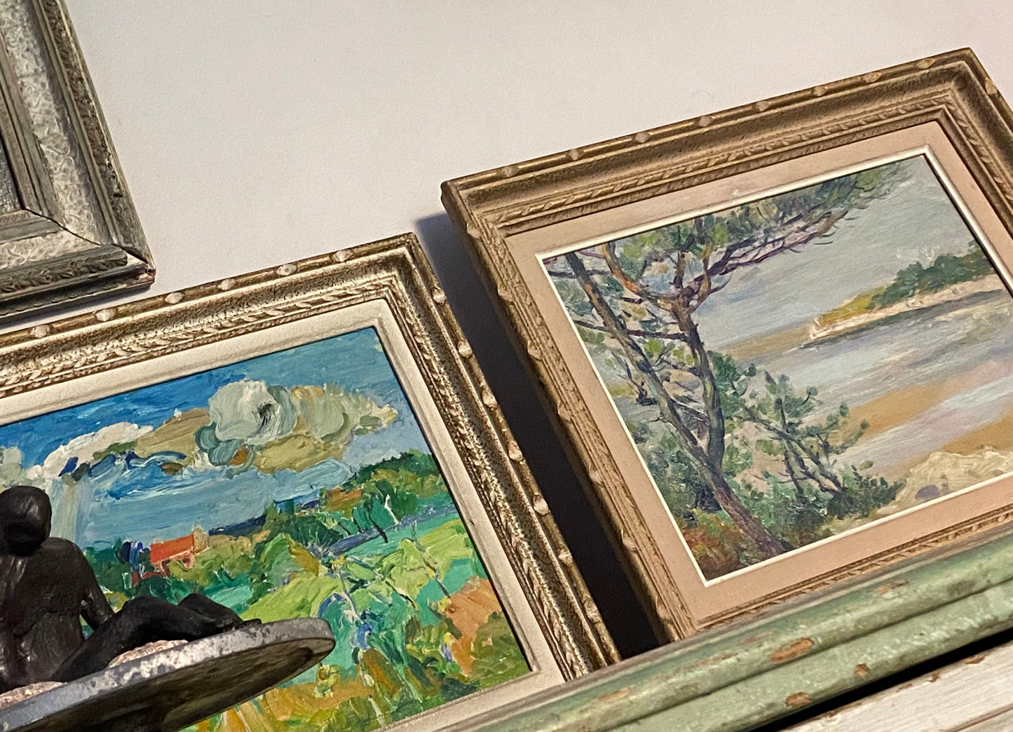 Oise French Landscape Painting on Canvas