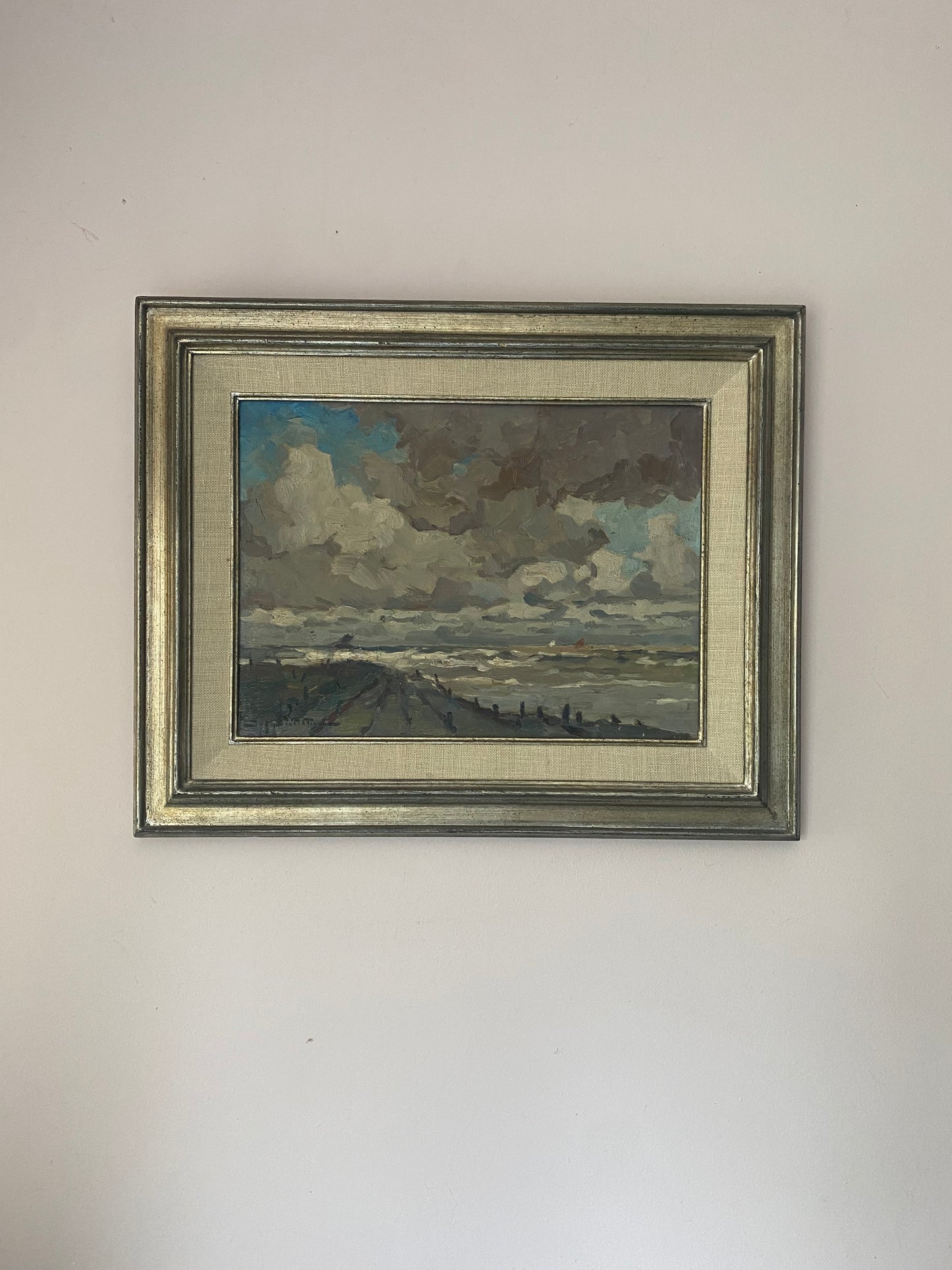 Jeff Dutillieu Marine Seascape Oil Painting