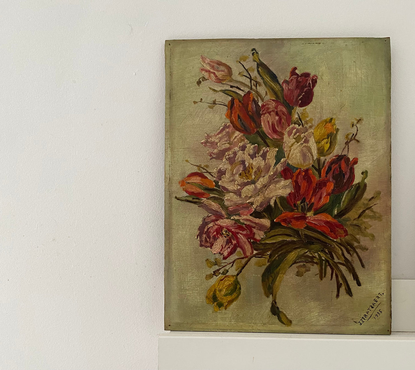 Bouquet of Flowers 1935 Oil Painting