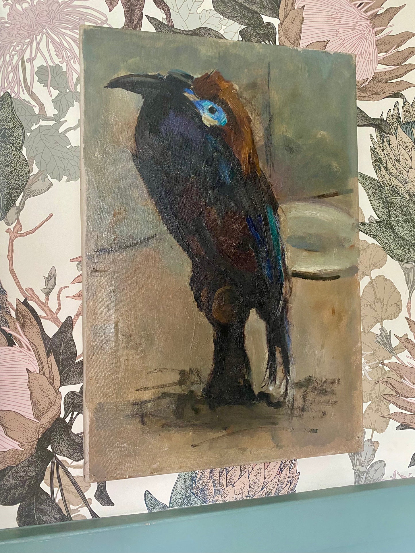 Cuthbert the Bird Oil Painting on Canvas