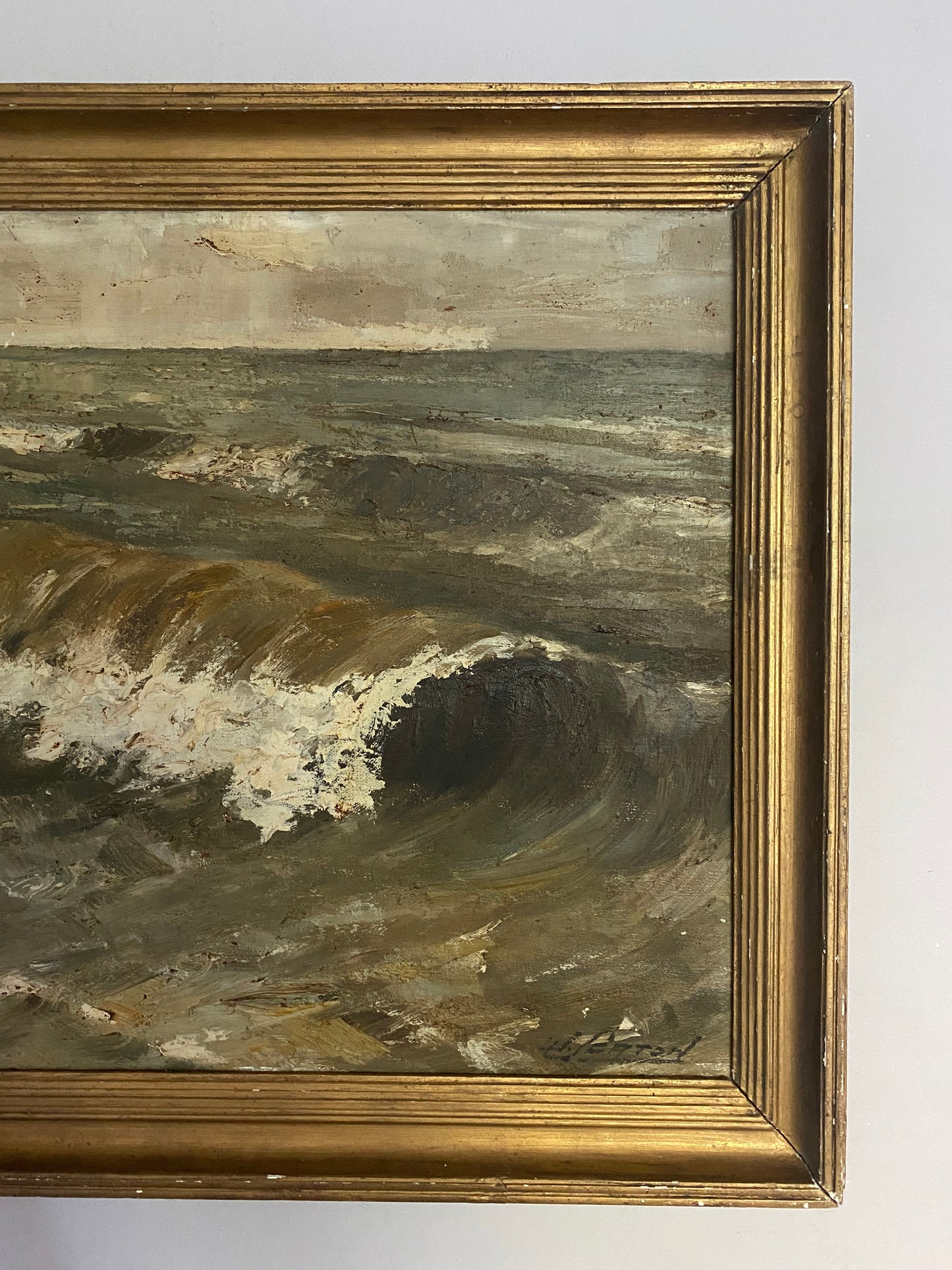 Crashing like an Ocean Wave Oil Painting
