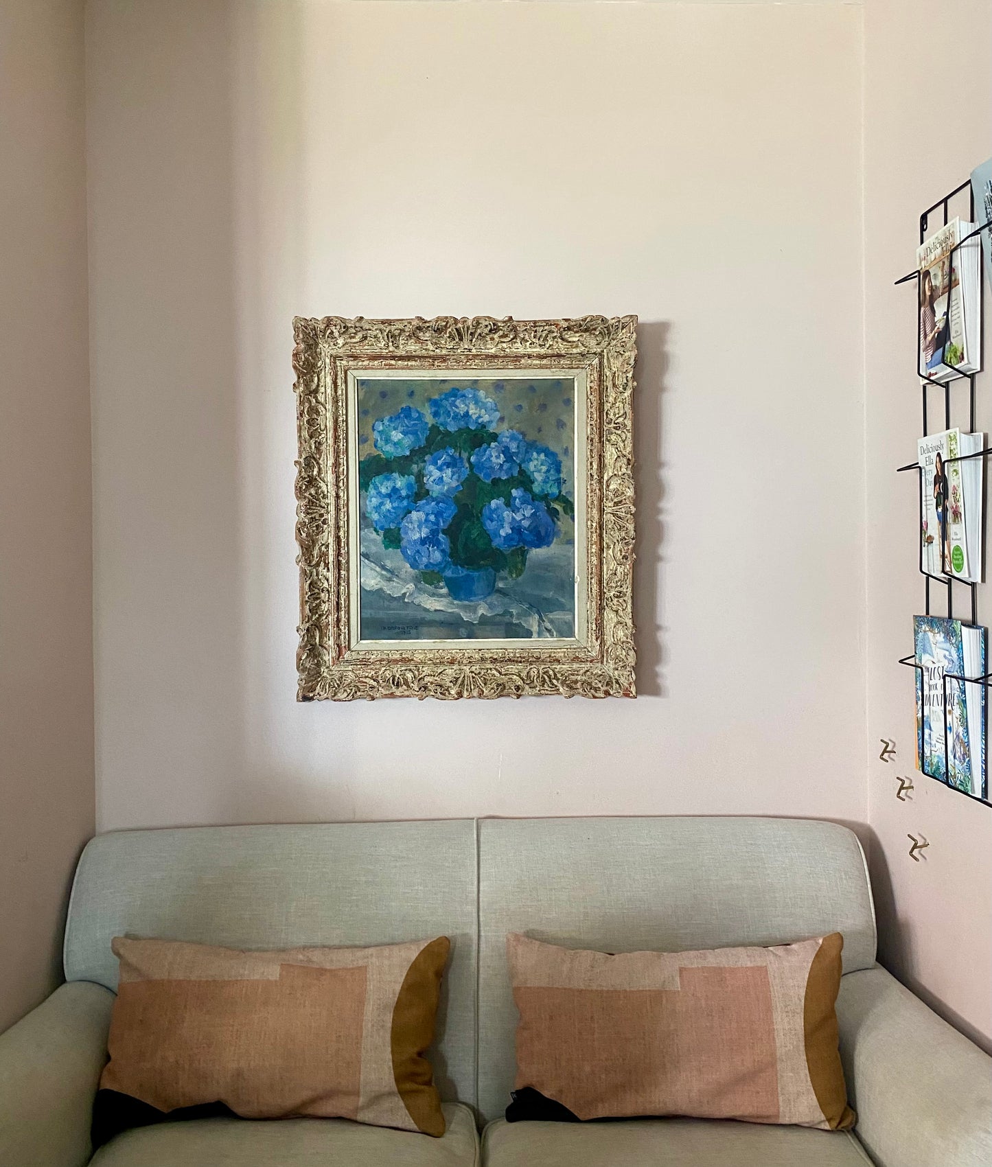 You Stole the Show Hydrangeas Oil Painting on Canvas