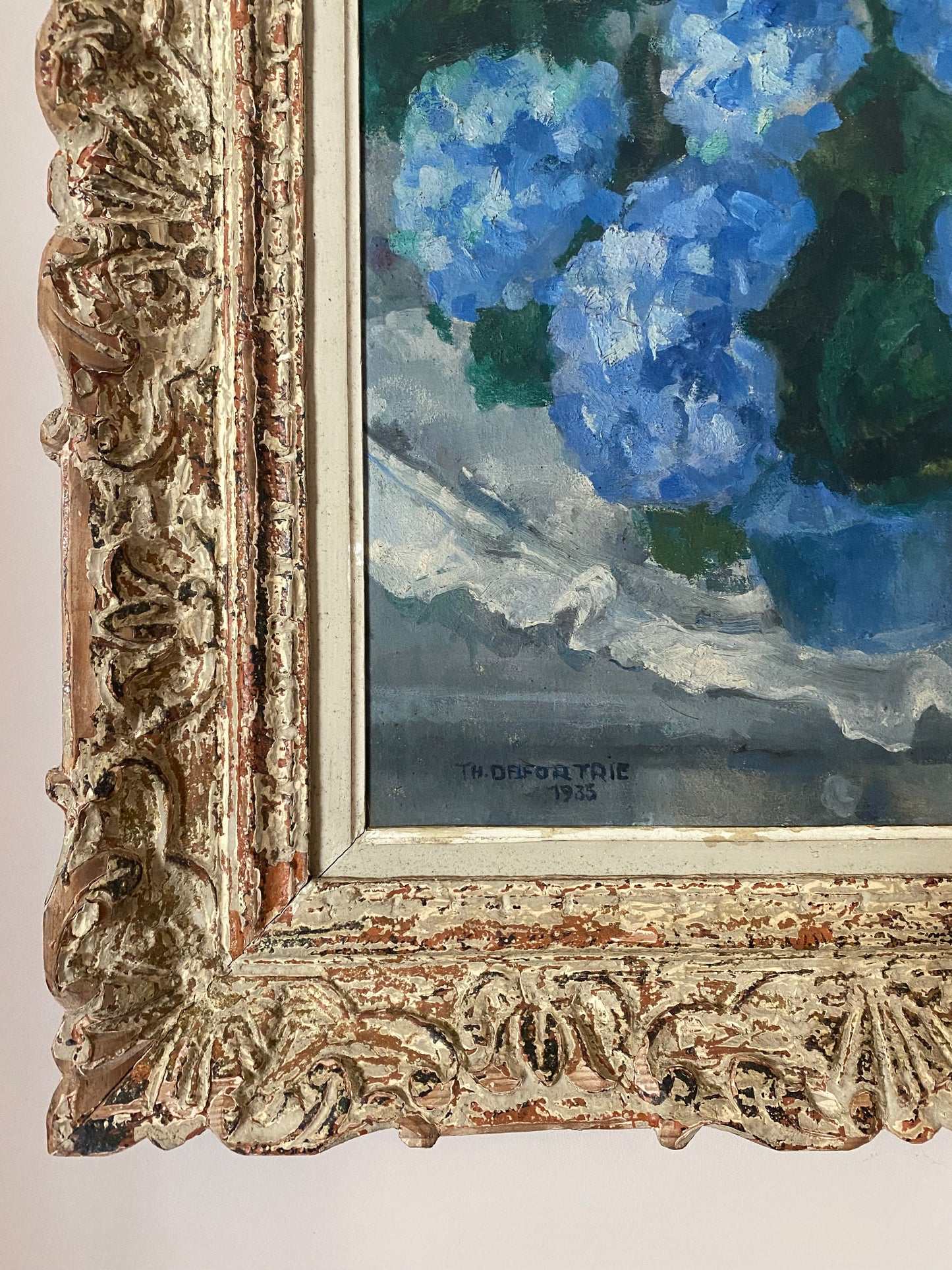 You Stole the Show Hydrangeas Oil Painting on Canvas