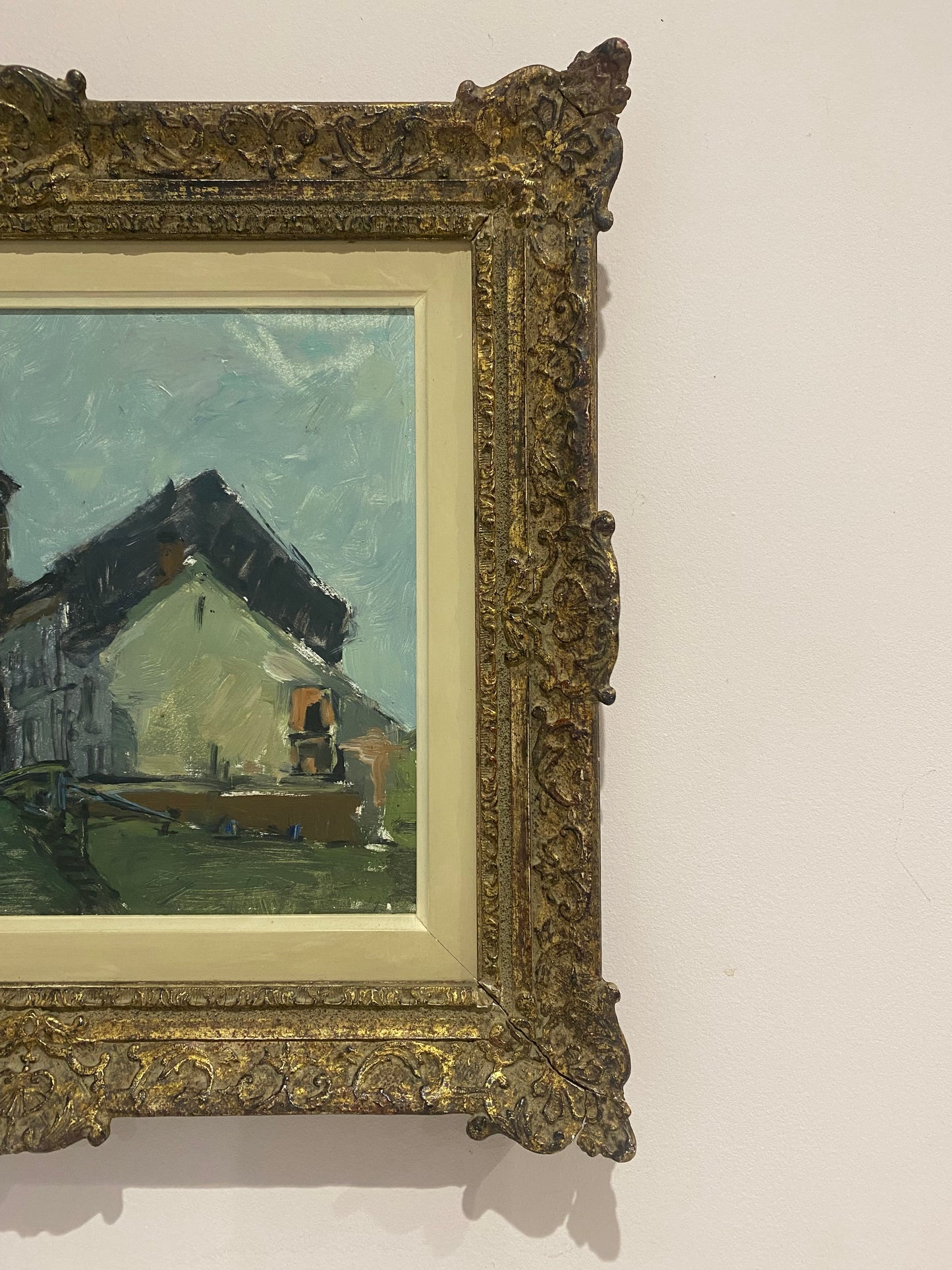 Oh Little Village Oil Painting
